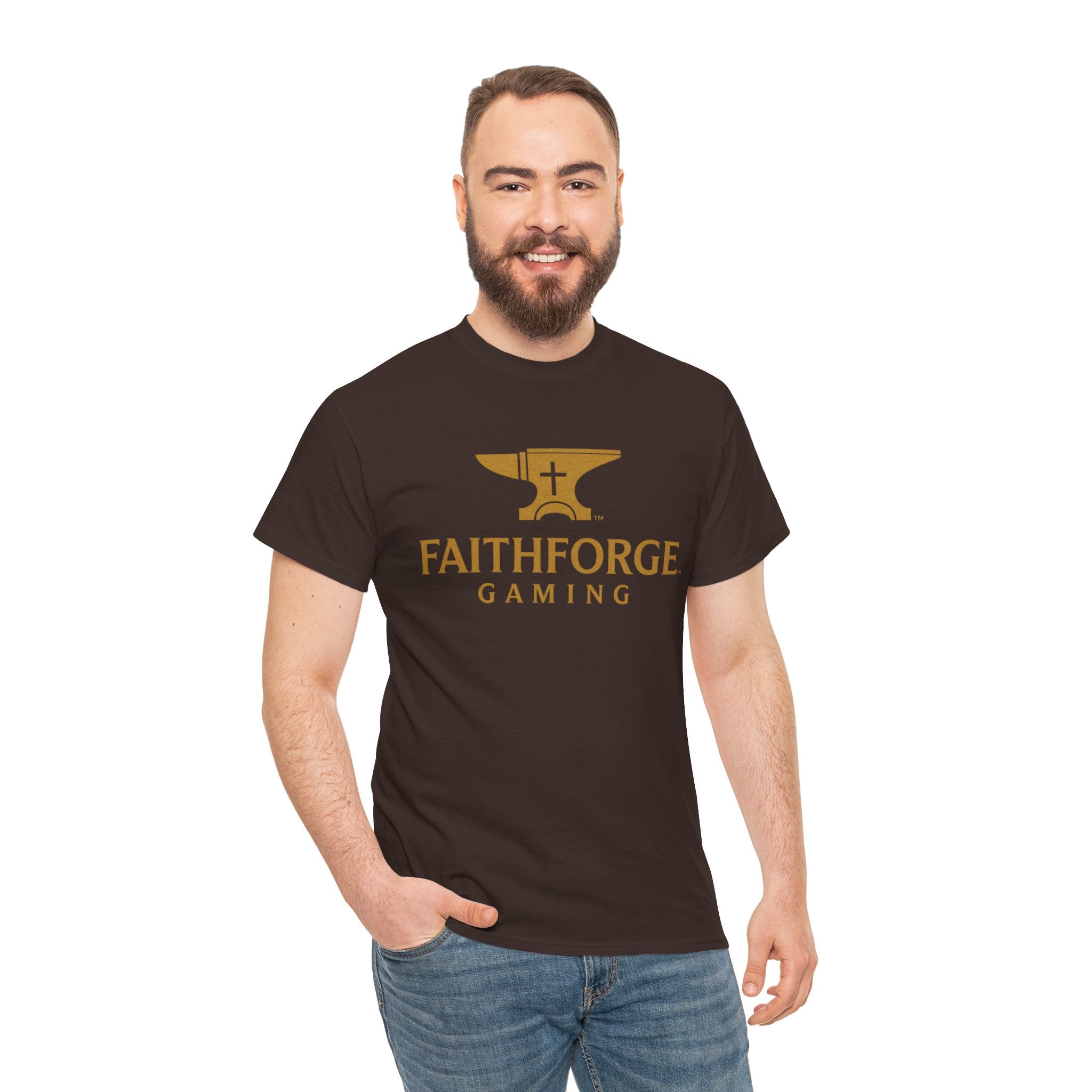 FaithForge Gaming T-Shirt — Christian Gamer Logo Tee