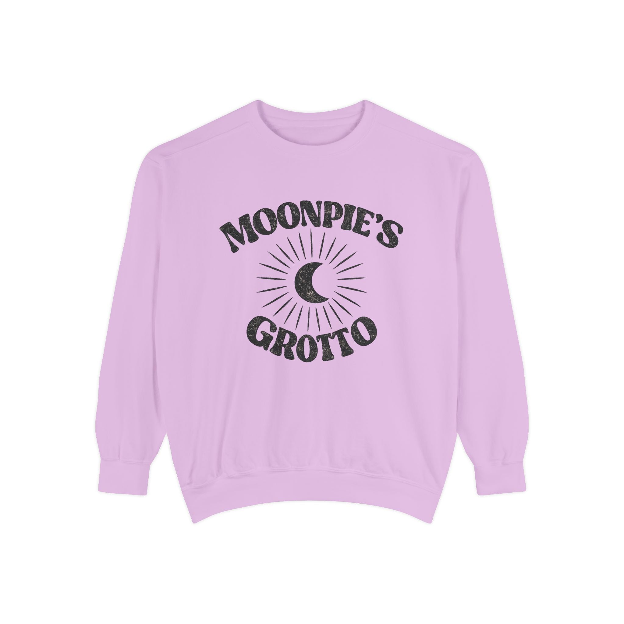 Moonpie's Grotto Sweatshirt — Vintage Celestial Moon Crewneck