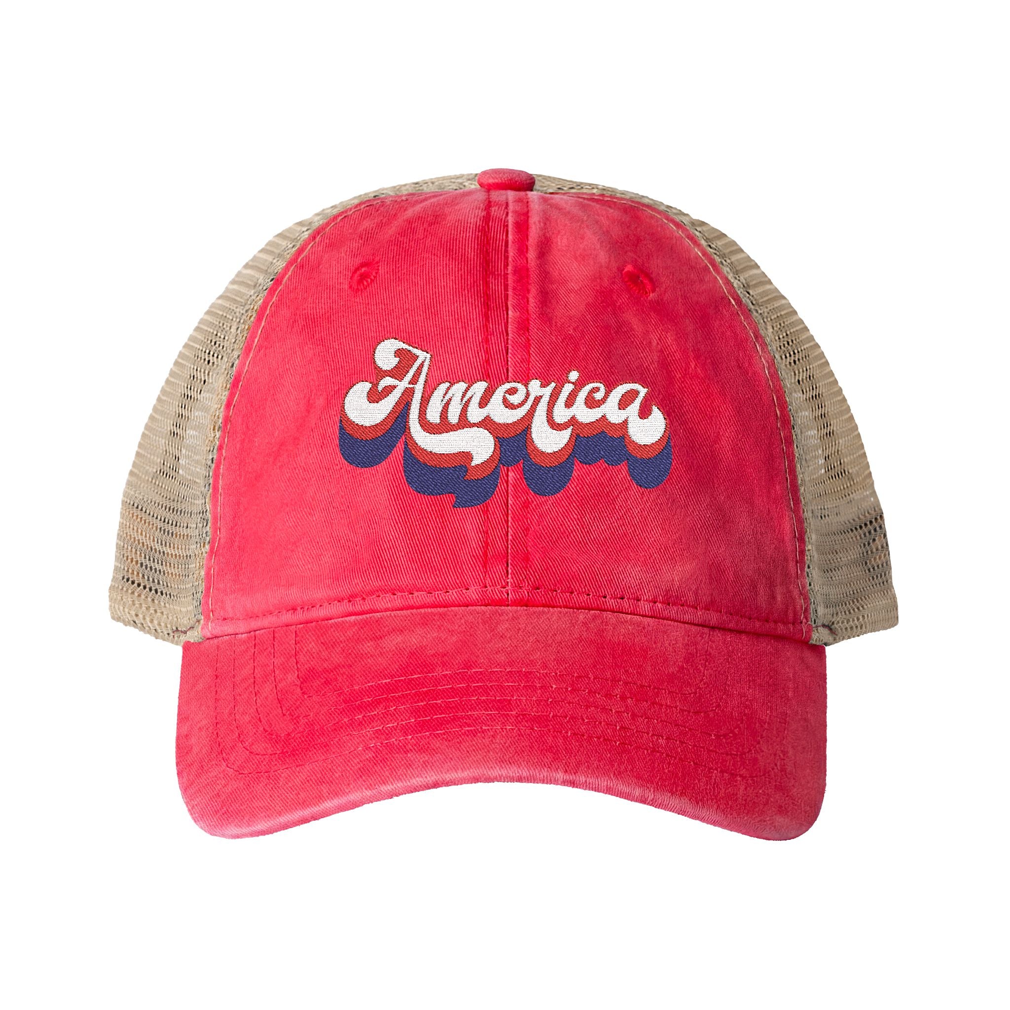 Women's Washed Mesh-Back Cap