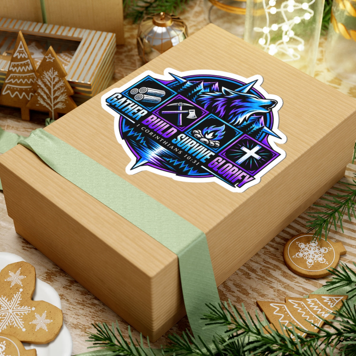 Seawolf_30 Kiss-Cut Sticker Indoor — Streamer Decal GBSG (Gather)