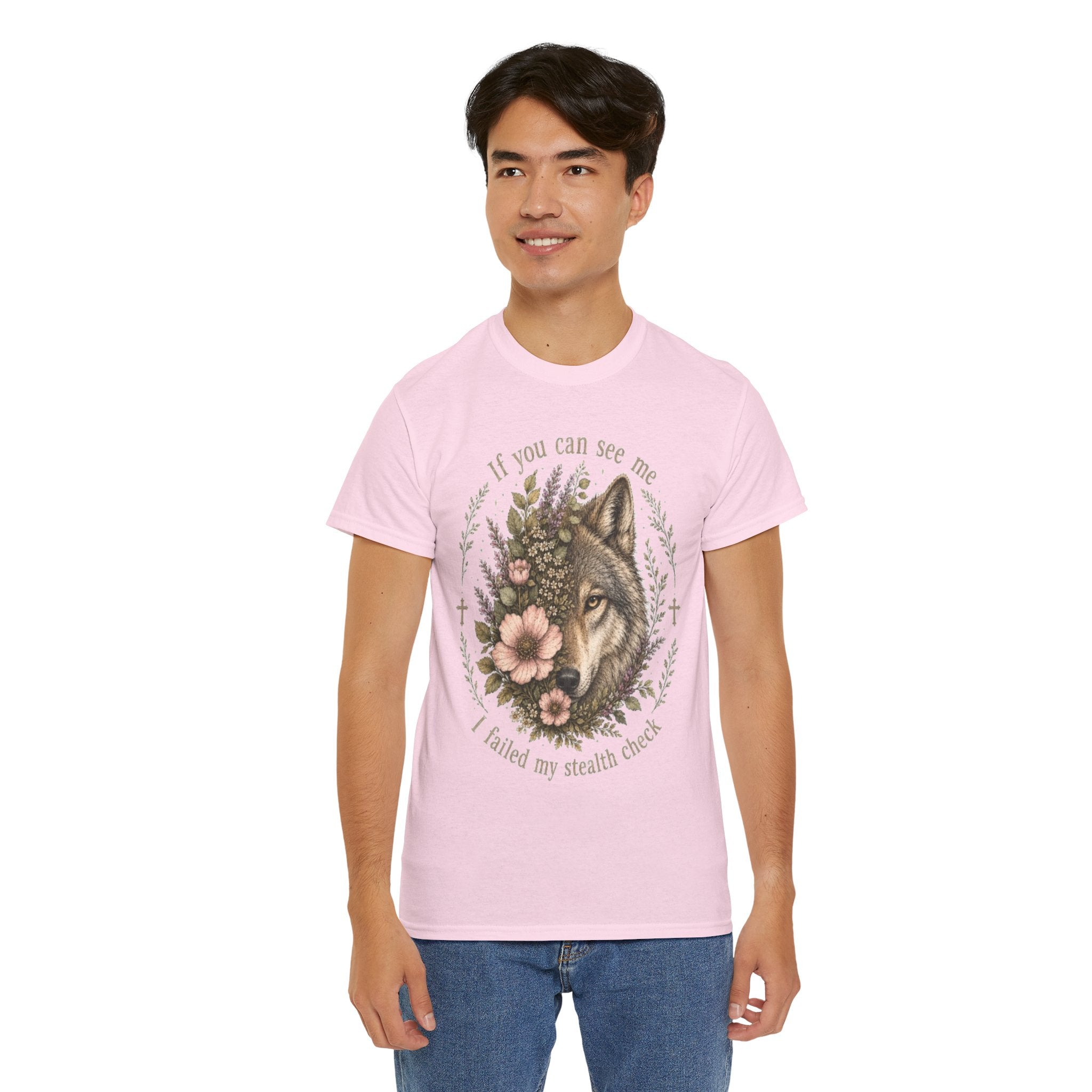 seawolf Floral Tee — "If you can see me I failed my stealth check" Graphic T-Shirt