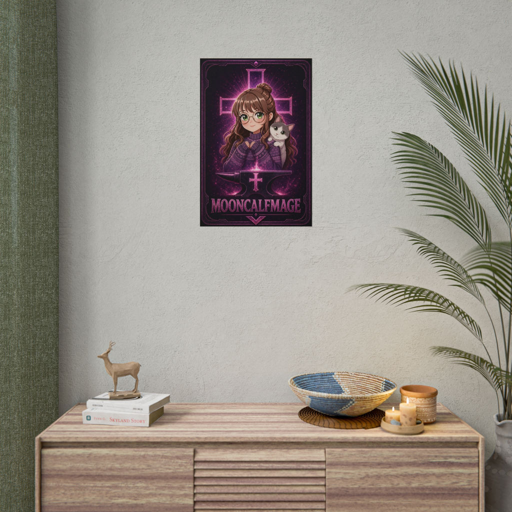 MOONCALFMAGE Poster — Streamer Wall Art (Rolled Poster) Vert