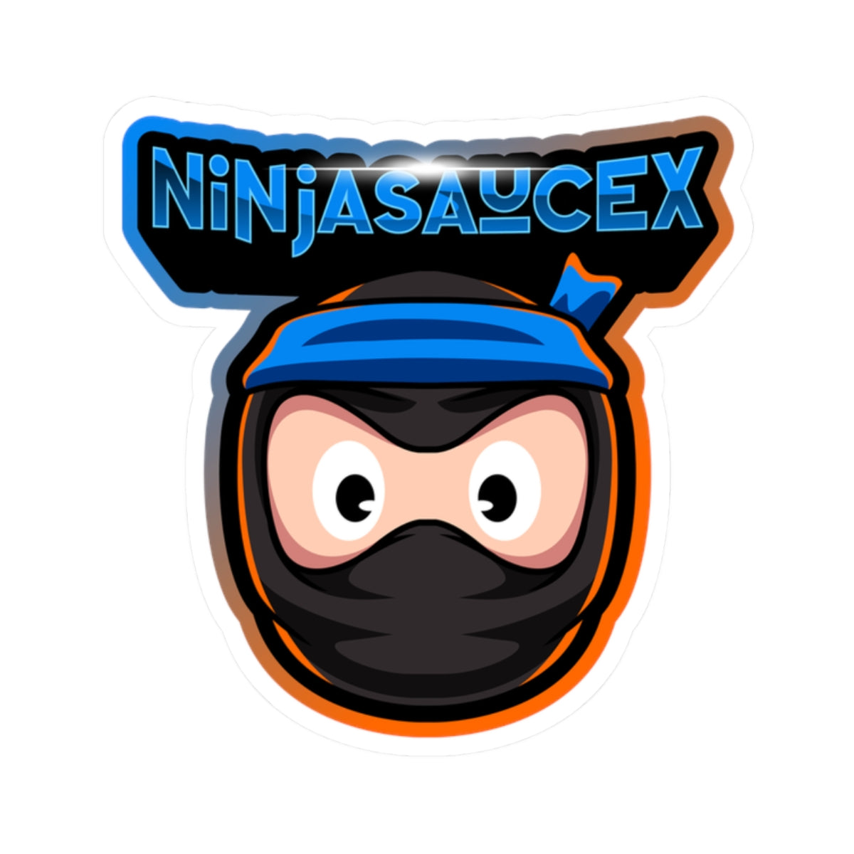 NinjaSauceX Kiss-Cut Sticker — Streamer Decal