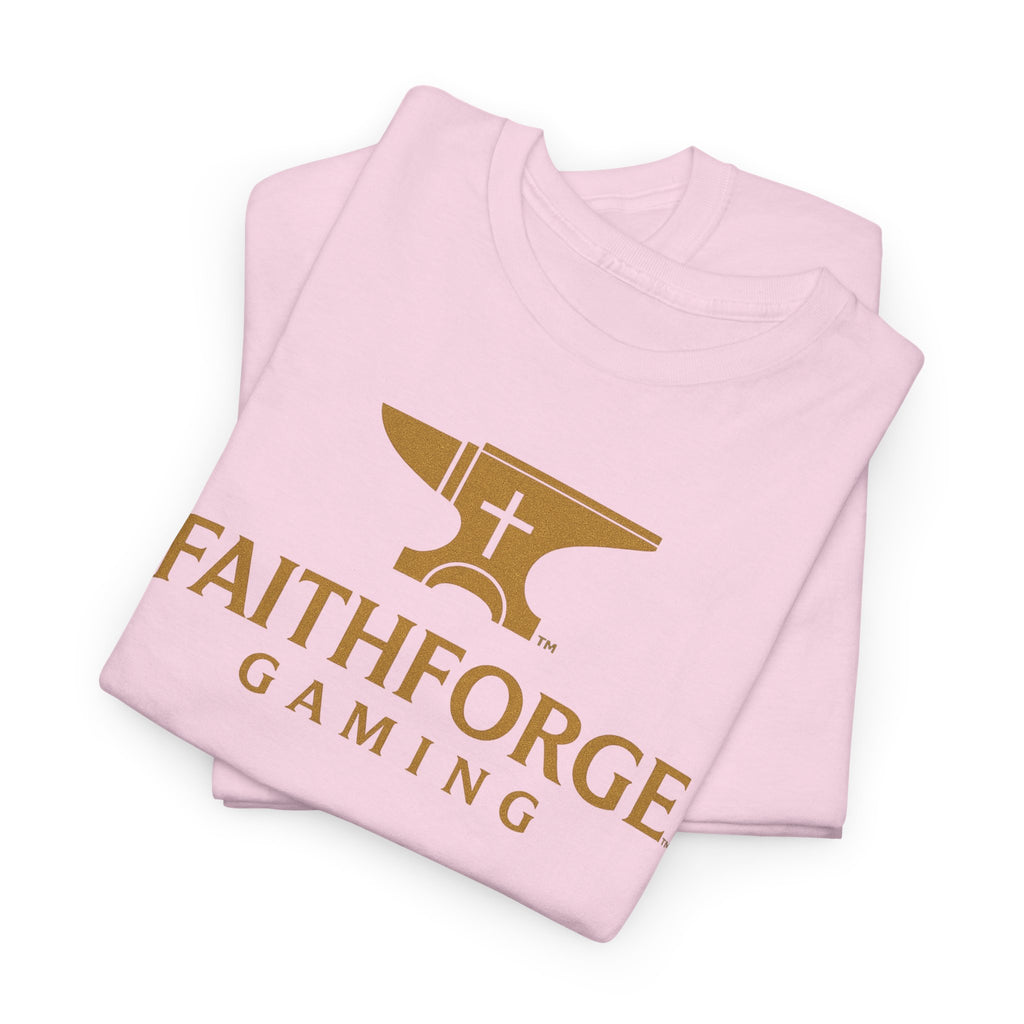 (Canada) FaithForge Gaming T-Shirt — Anvil & Cross Logo Tee for Christian Gamers