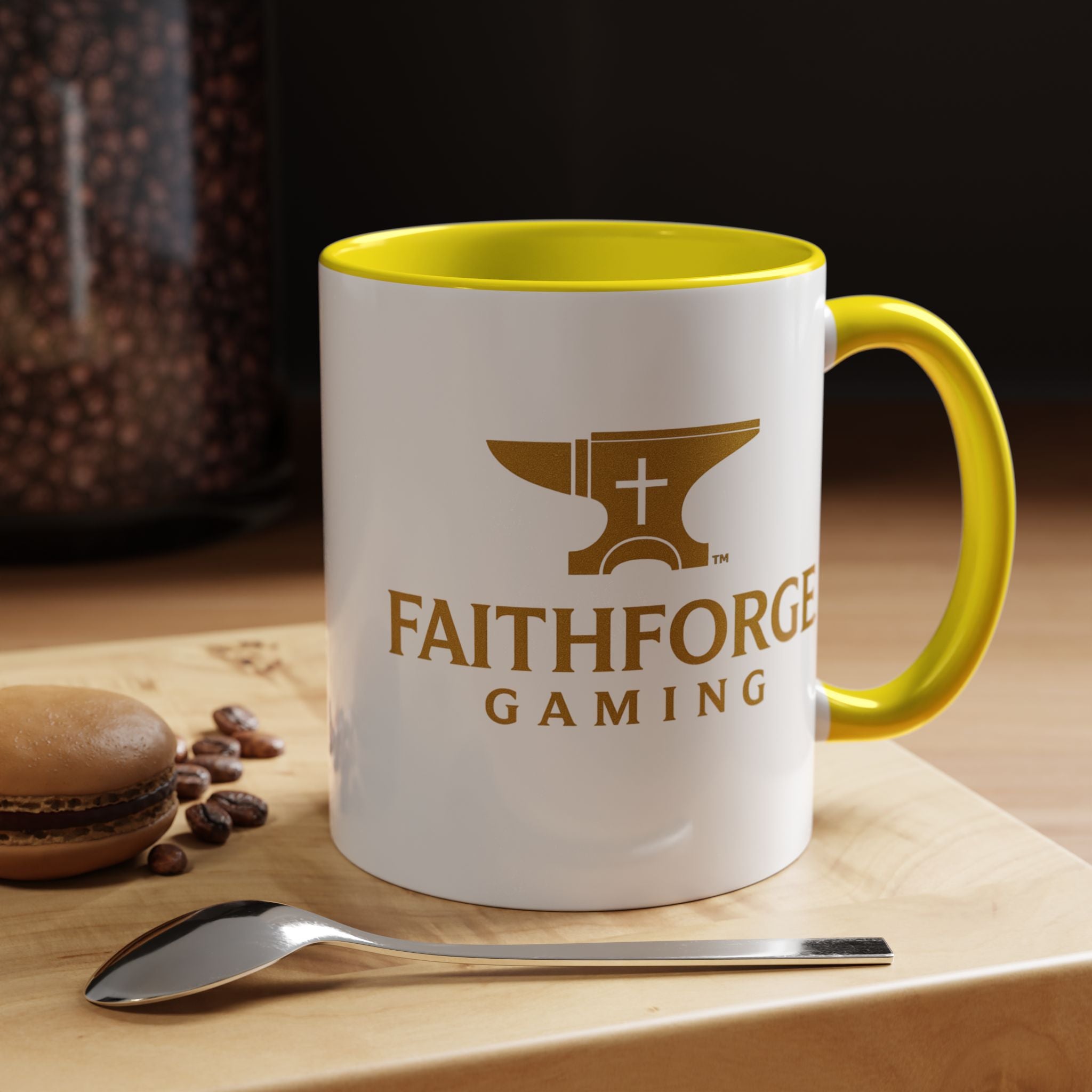 FaithForge Gaming Accent Coffee Mug – 11oz Logo Mug