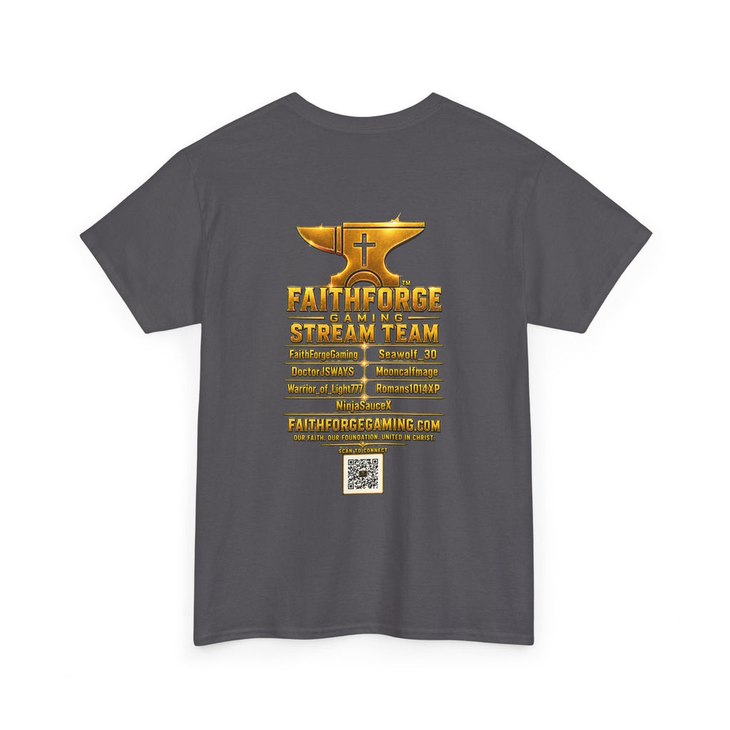 Custom FaithForgeGaming Tee (Personalization Enabled) - FaithForge Stream Team