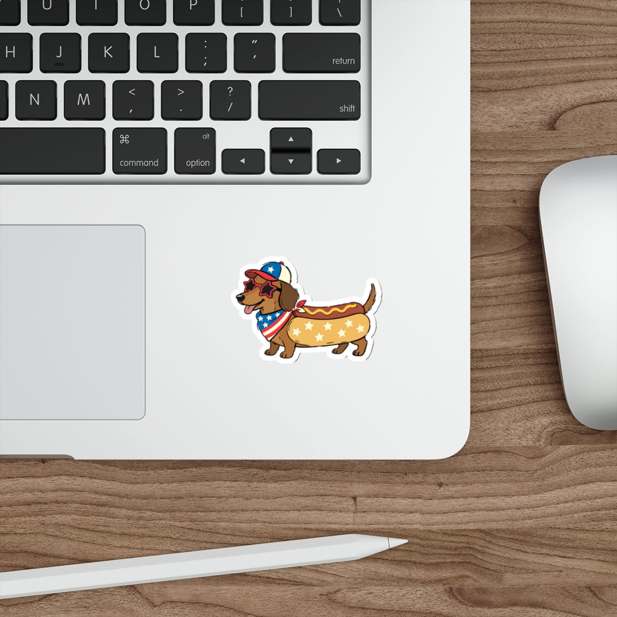 Patriotic Sticker Pack — HotDOG 4th of July Red White Blue Die-Cut Stickers