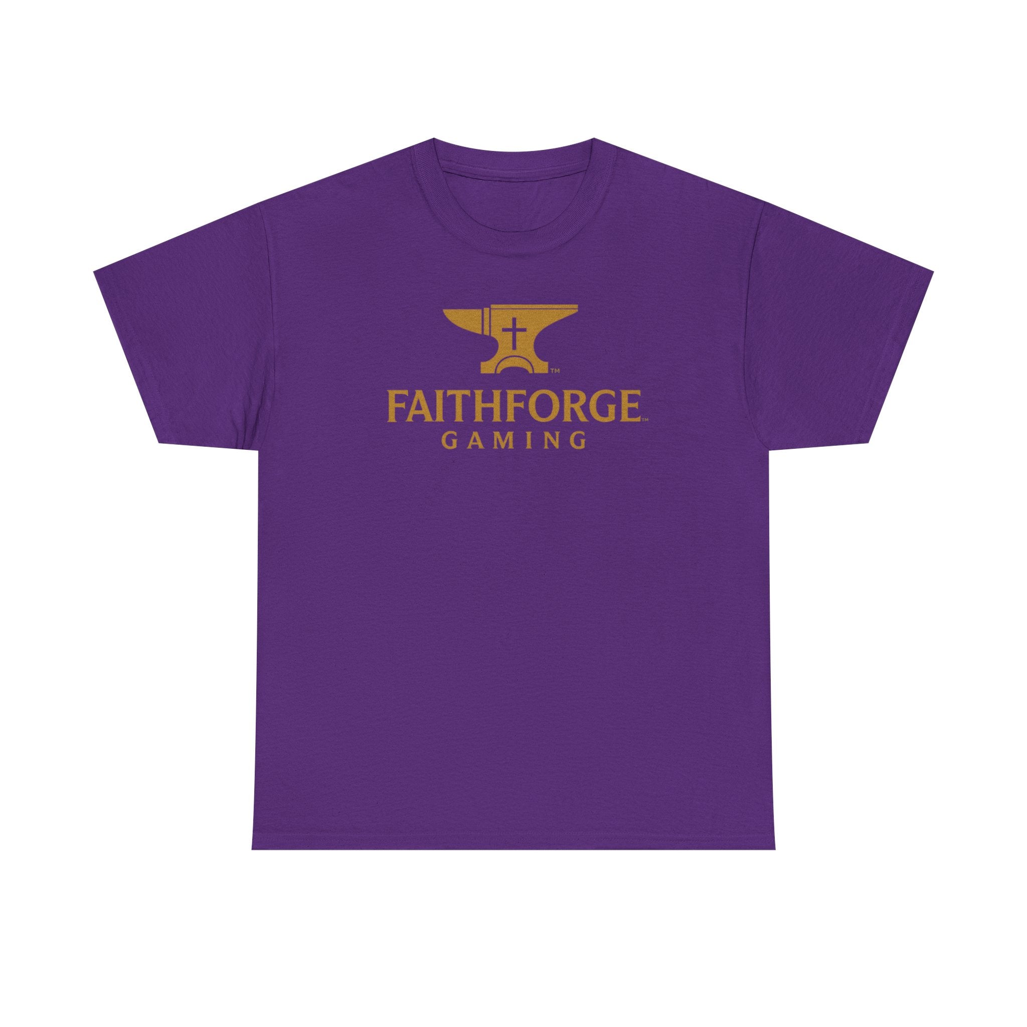 (Canada) FaithForge Gaming T-Shirt — Anvil & Cross Logo Tee for Christian Gamers
