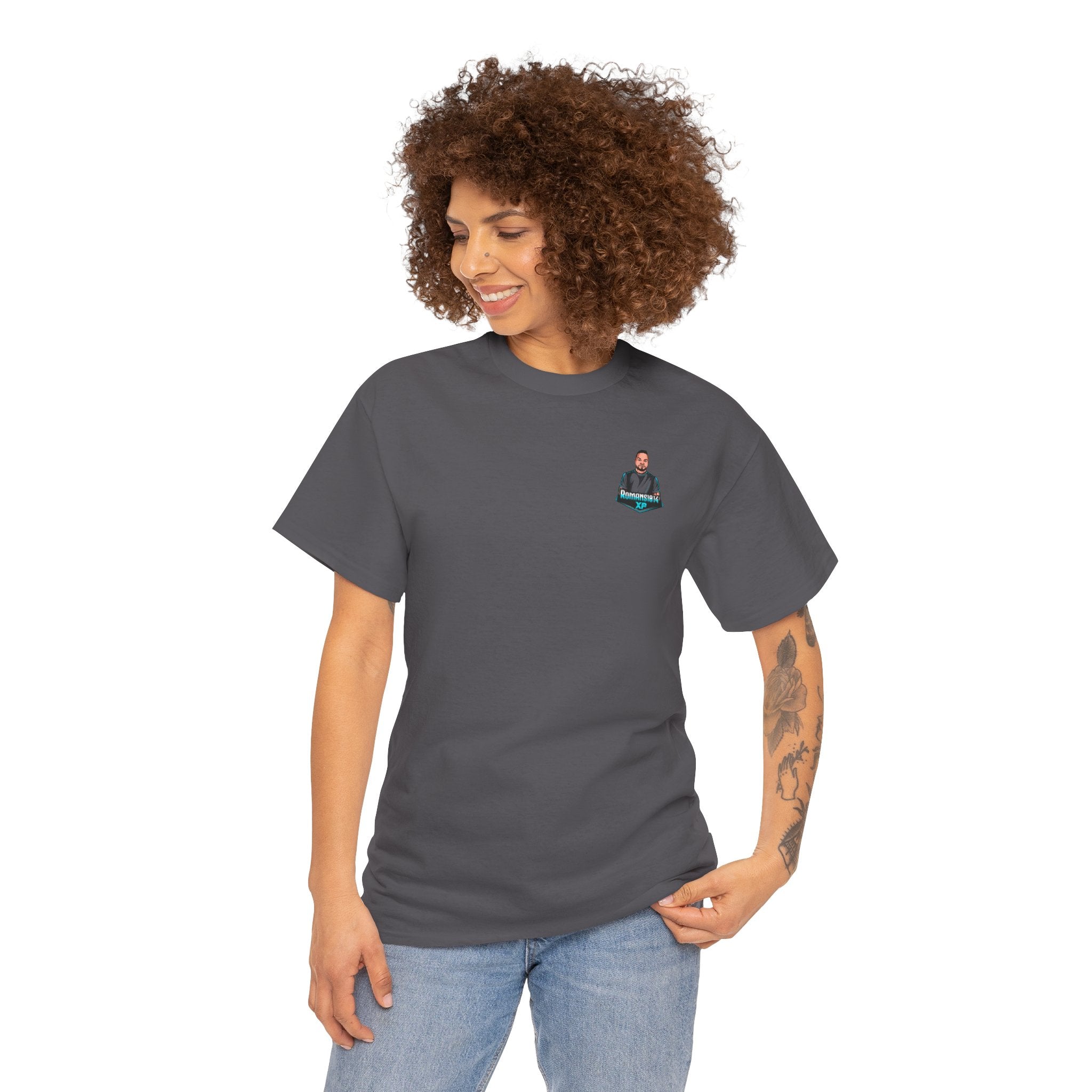 FaithForgeGaming Tee — FaithForge Stream Team Black Graphic T‑Shirt -Romans1014XP