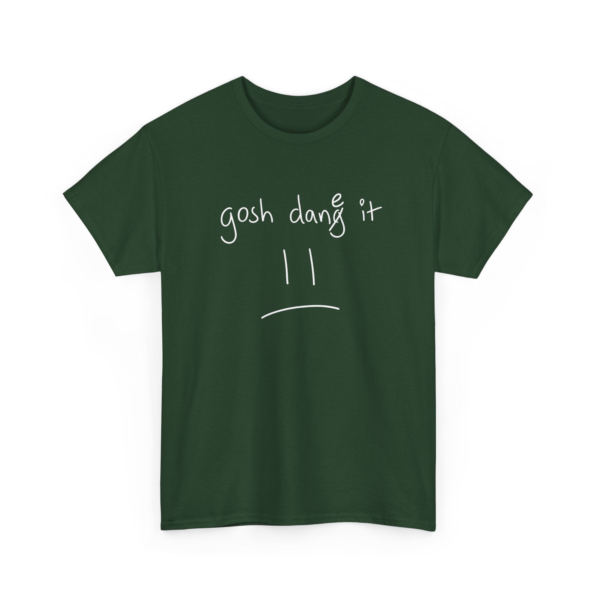 DoctorJSWAYS gosh dane it T-Shirt — Minimal Logo Black Tee with Bold Back Text