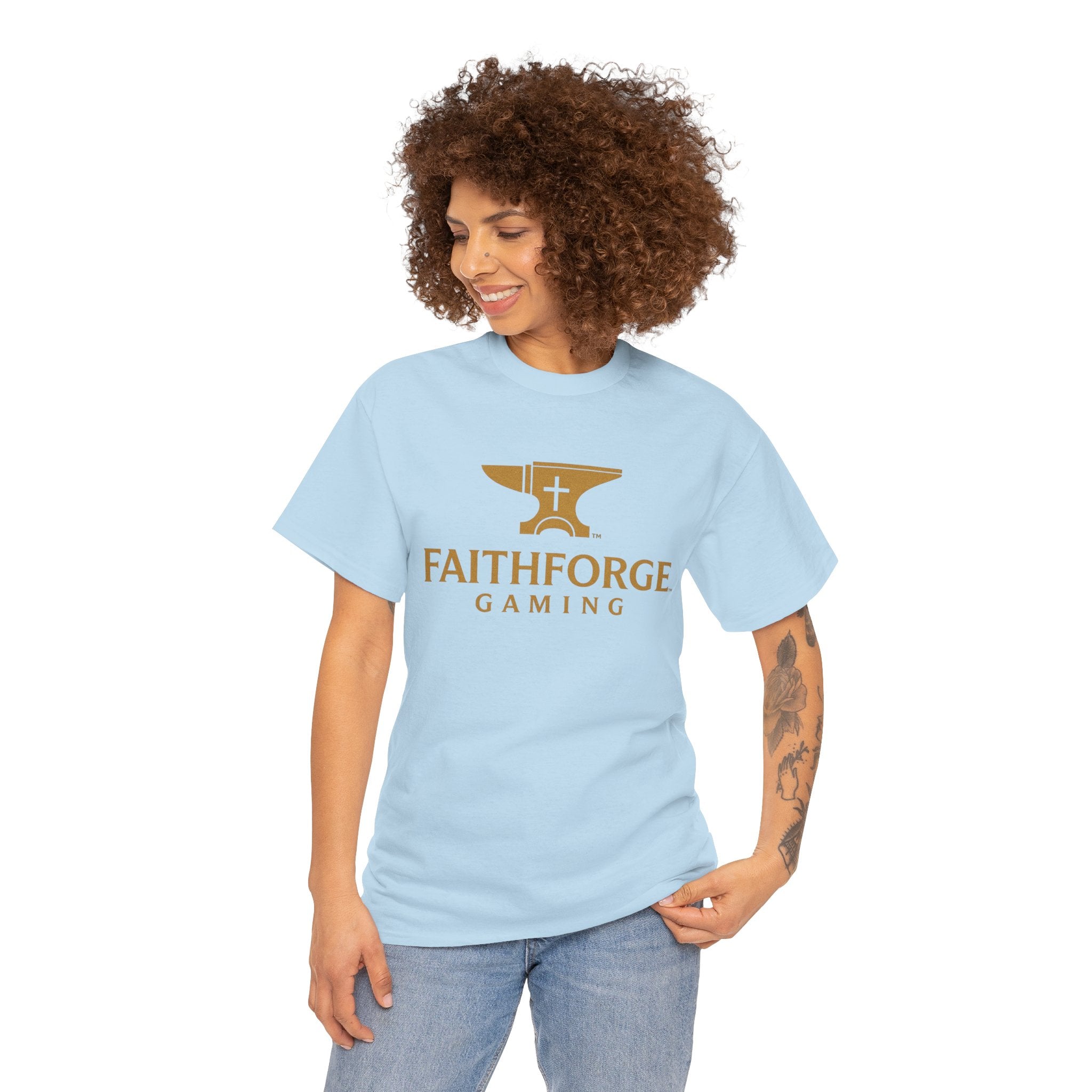 FaithForge Gaming T-Shirt — Christian Gamer Logo Tee