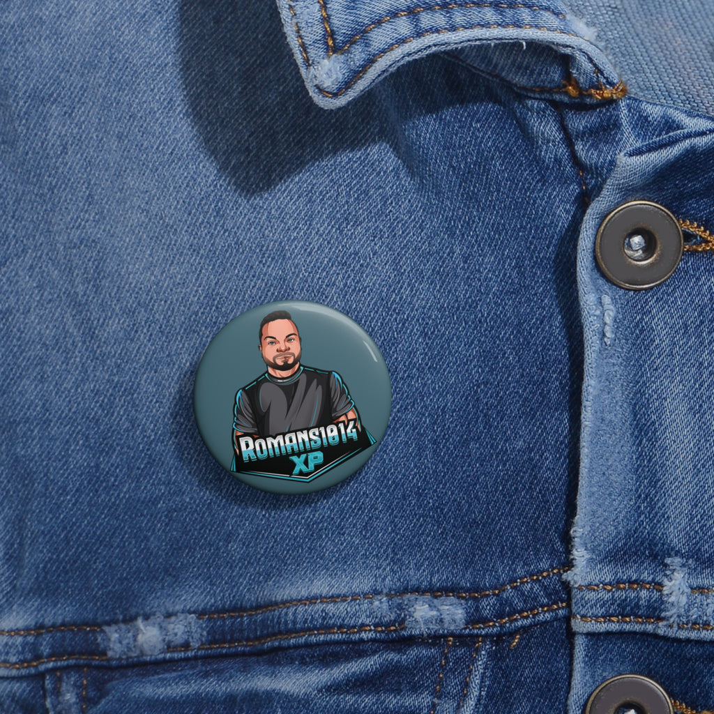 Romans1014XP Mascot Pin Button — Custom Enamel-Style Badge