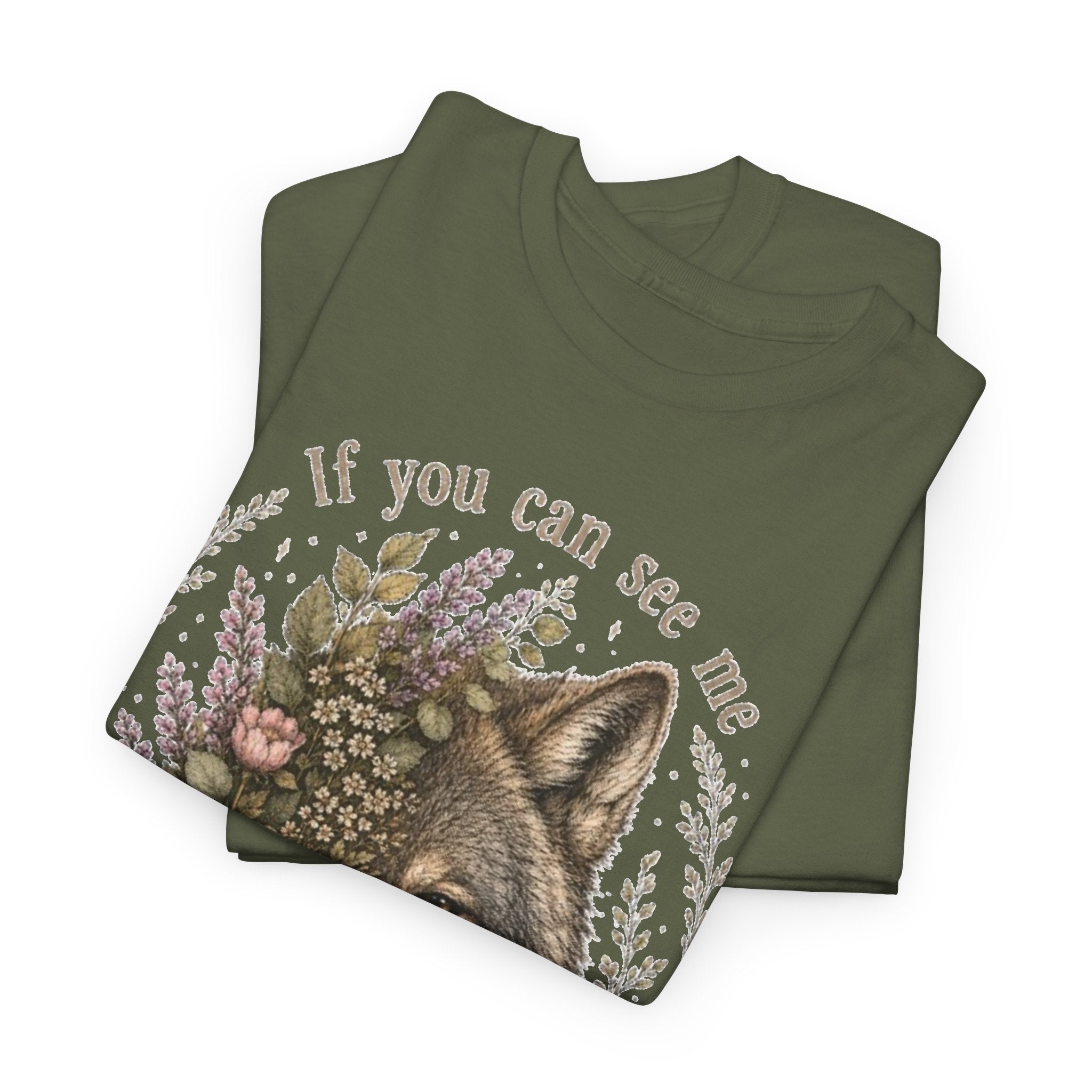 seawolf Floral Tee — "If you can see me I failed my stealth check" Graphic T-Shirt