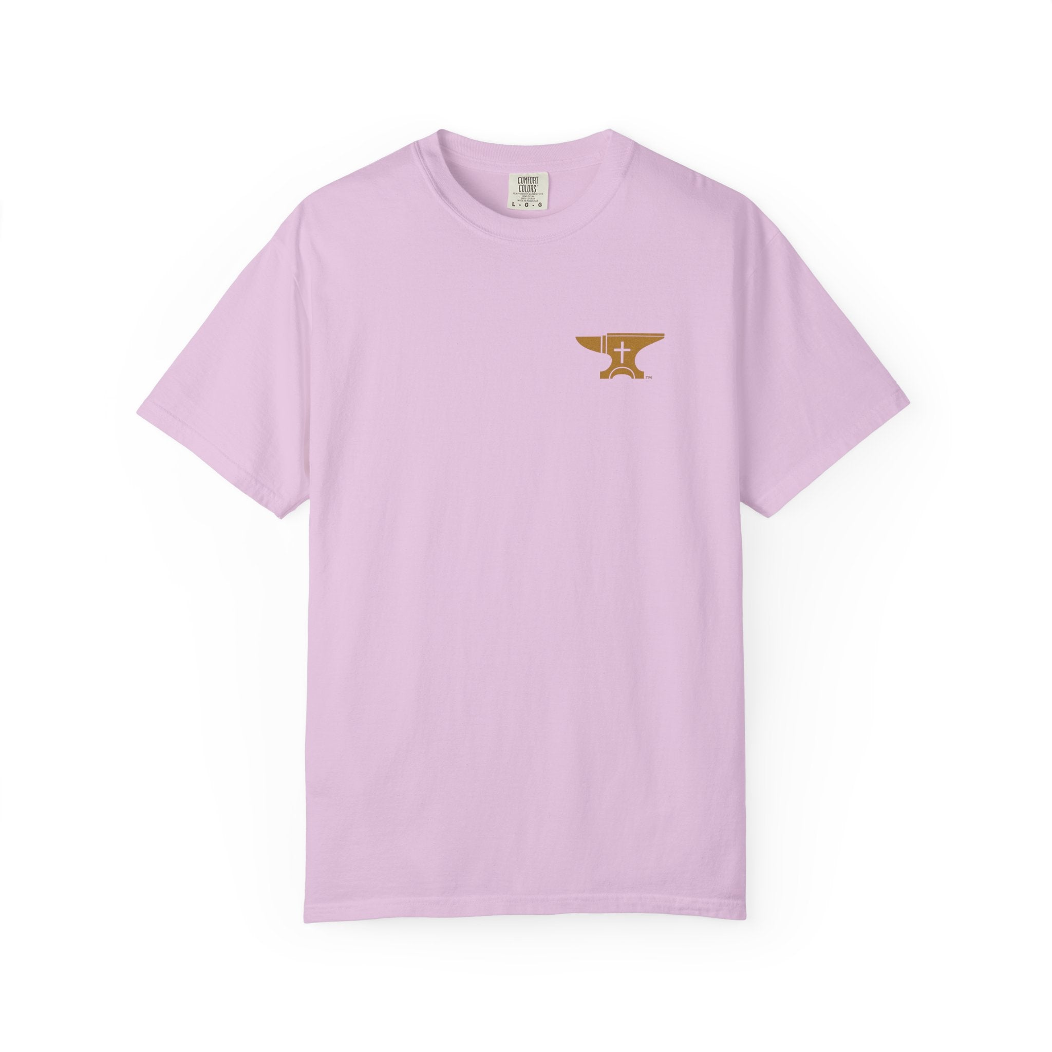 FaithForge Gaming T-Shirt — Logo Tee with Anvil & Cross (Christian Gamer Apparel)