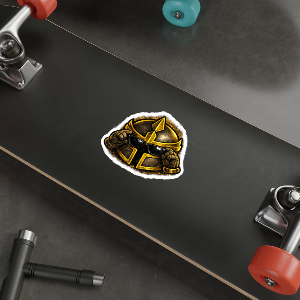 FaithForge Knight Cool Die-Cut Sticker — Water-resistant vinyl