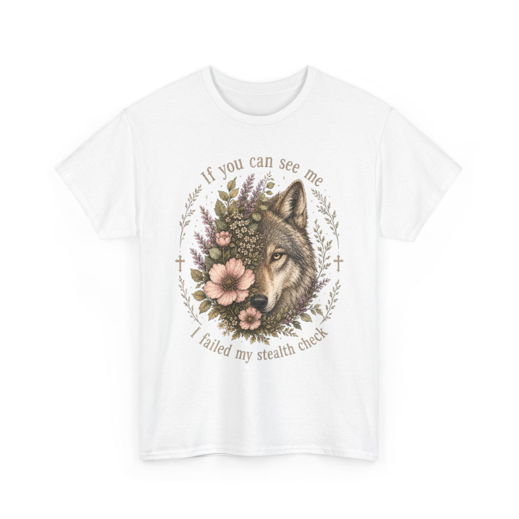 seawolf Floral Tee — "If you can see me I failed my stealth check" Graphic T-Shirt