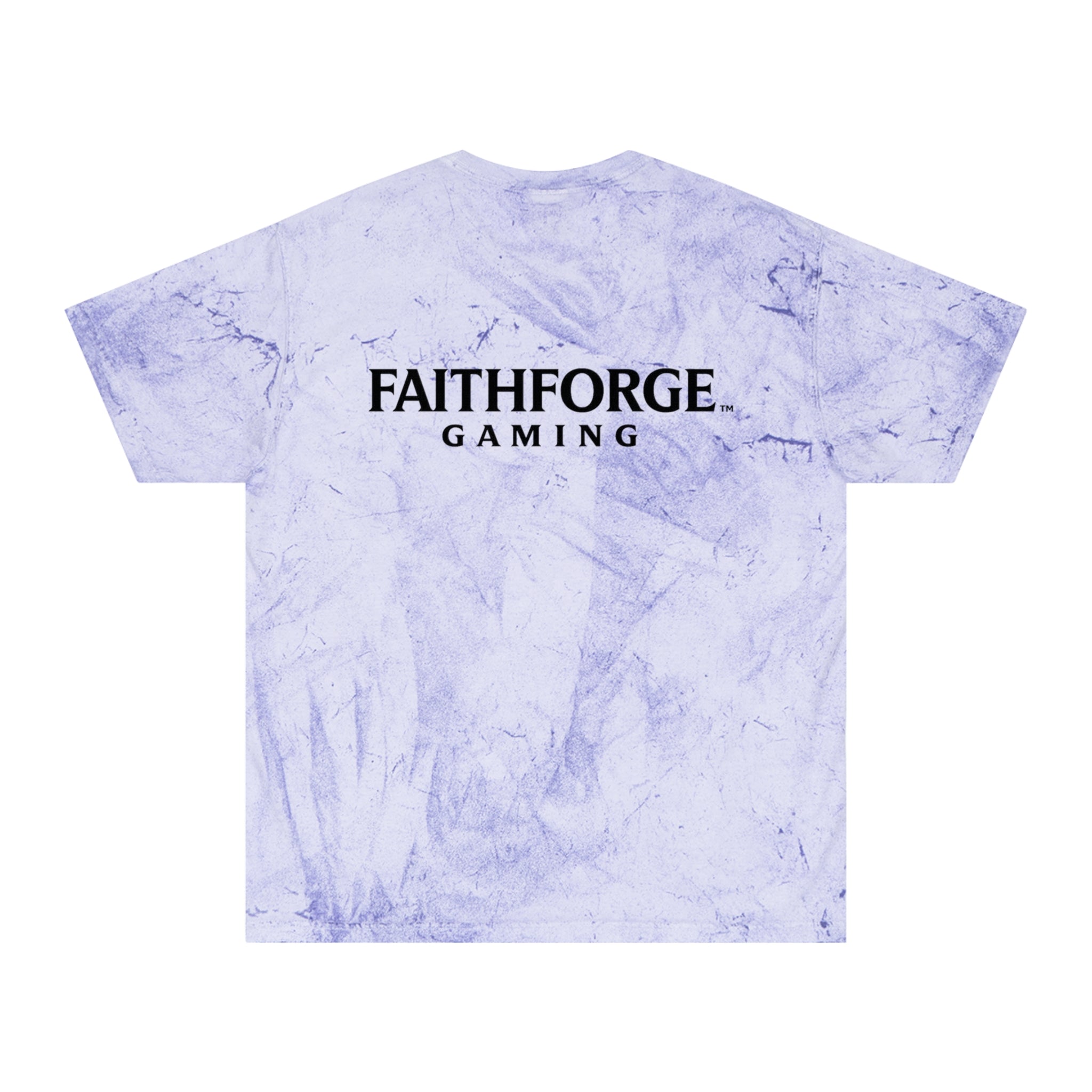 FaithForge Gaming Tie-Dye T-Shirt — Distressed Logo Tee