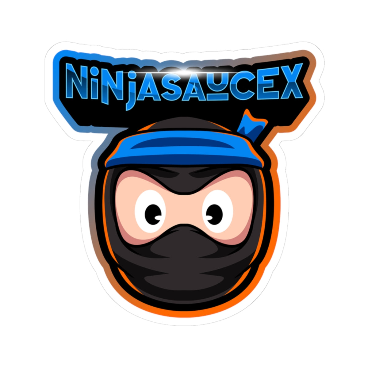NinjaSauceX Kiss-Cut Sticker Indoor — Streamer Decal