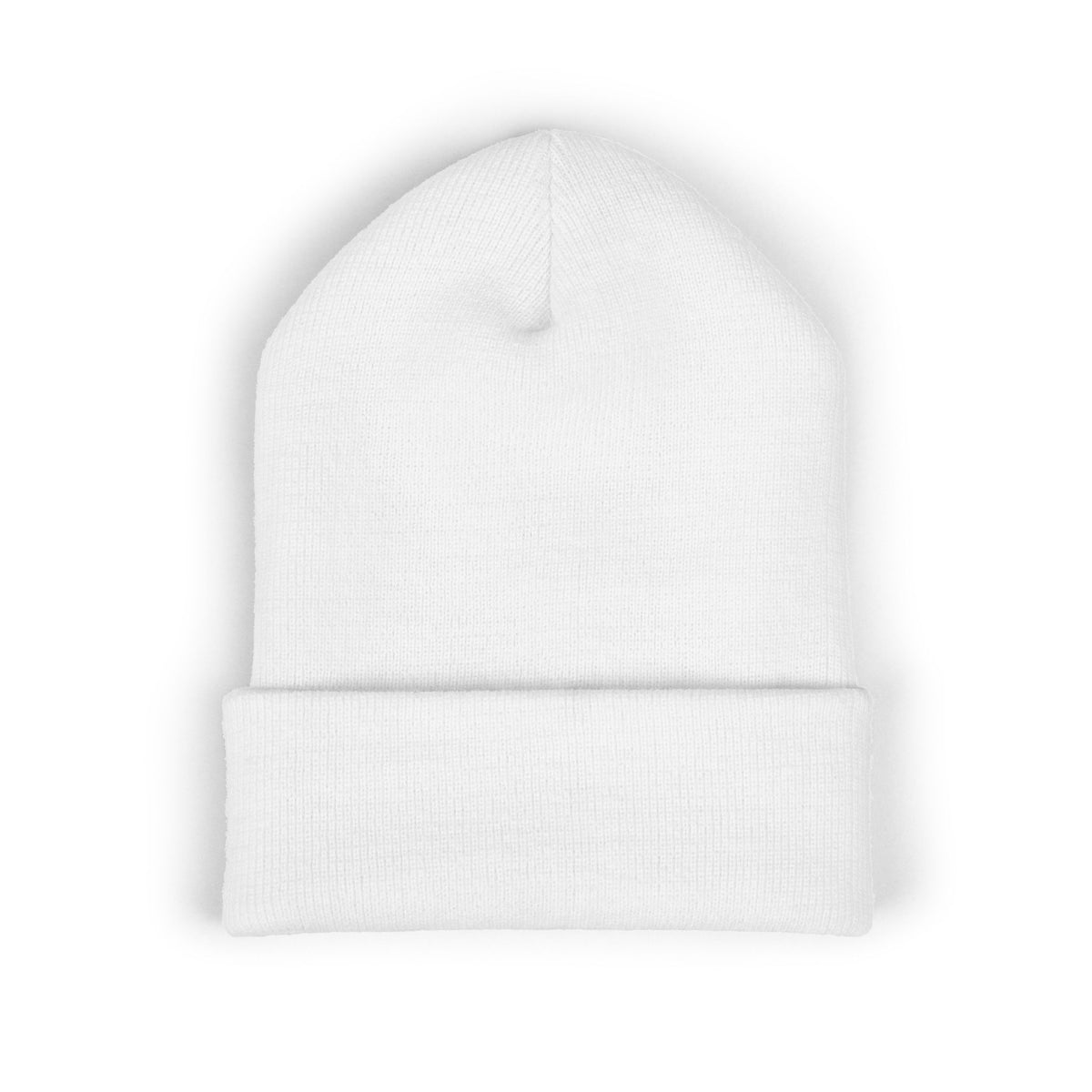 Embroidered Pumpkin Cuffed Beanie — Fall Autumn Knit Hat