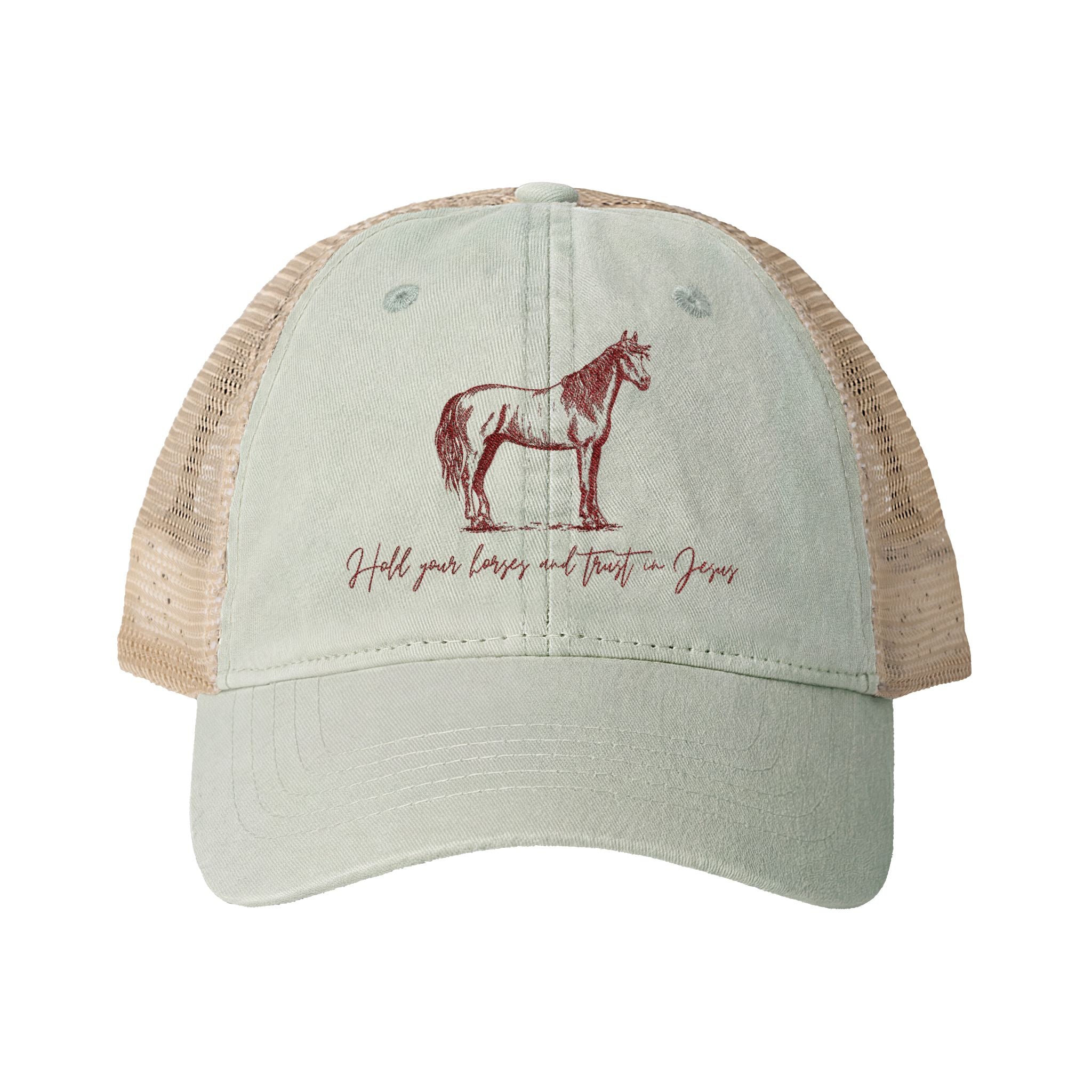 Women's Washed Mesh-Back Cap