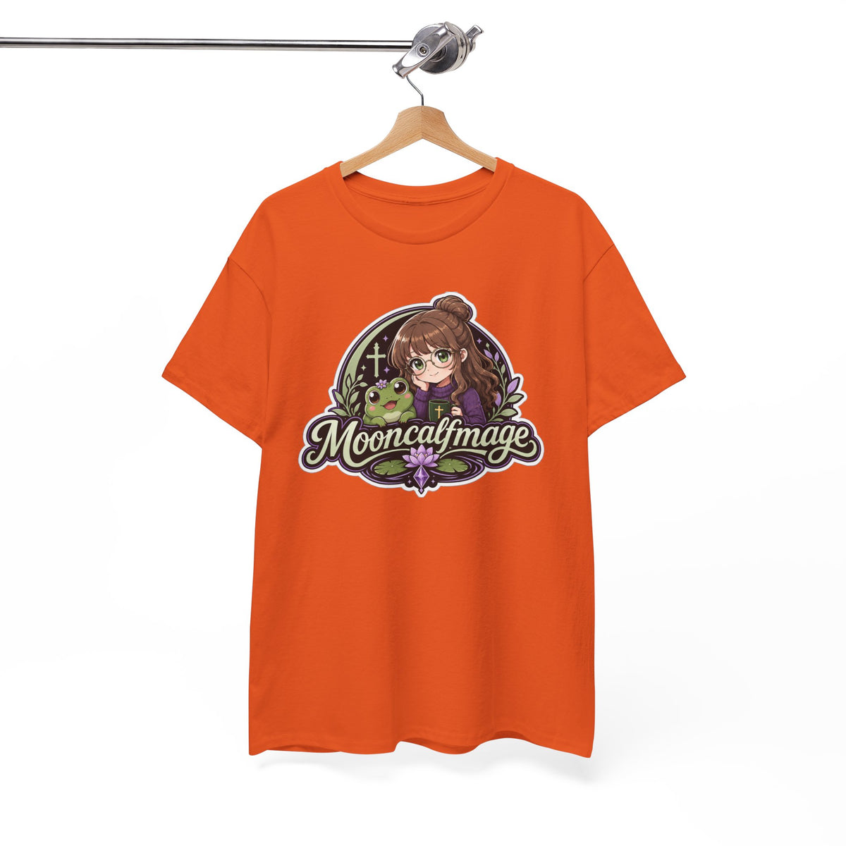 MOONCALFMAGE Logo Tee - Gamer/Streamer T-Shirt Blue GBSG (Gather)