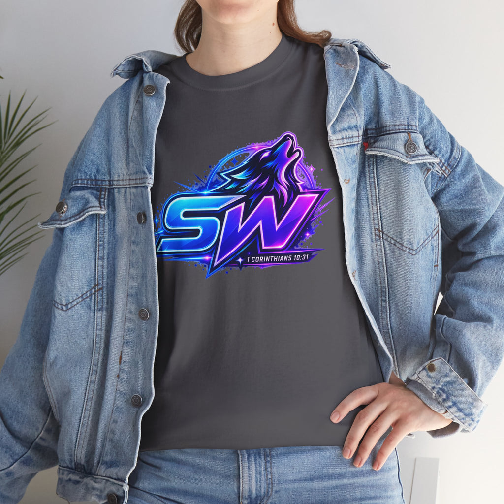 Seawolf_30 Logo Tee - Gamer/Streamer T-Shirt Blue GBSG (Gather)