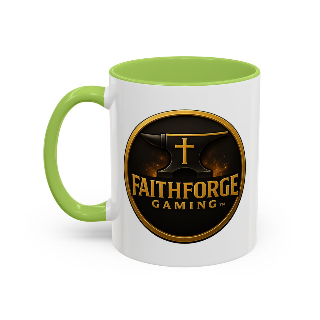 FaithForge Gaming Accent Coffee Mug – 11oz Logo Mug