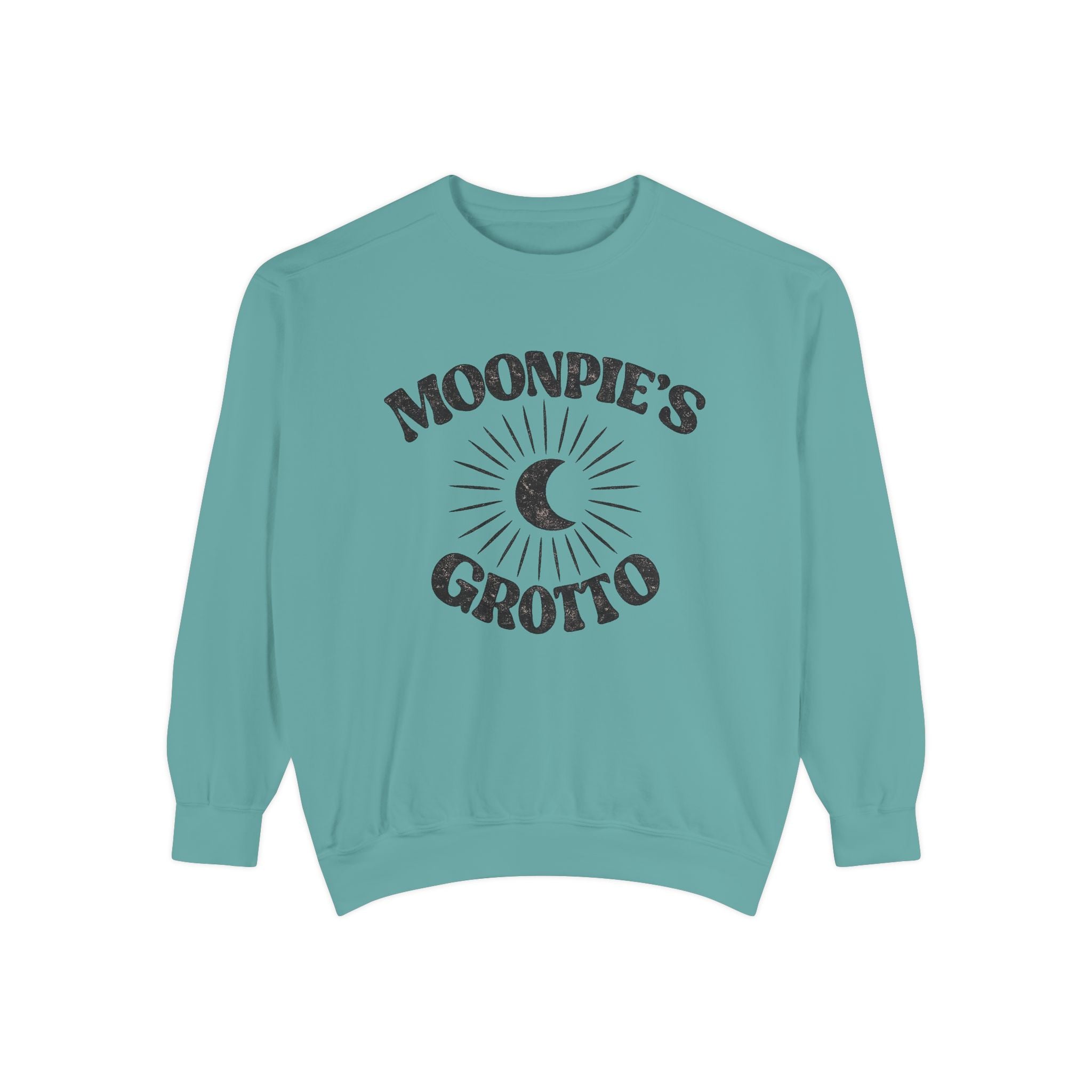 Moonpie's Grotto Sweatshirt — Vintage Celestial Moon Crewneck