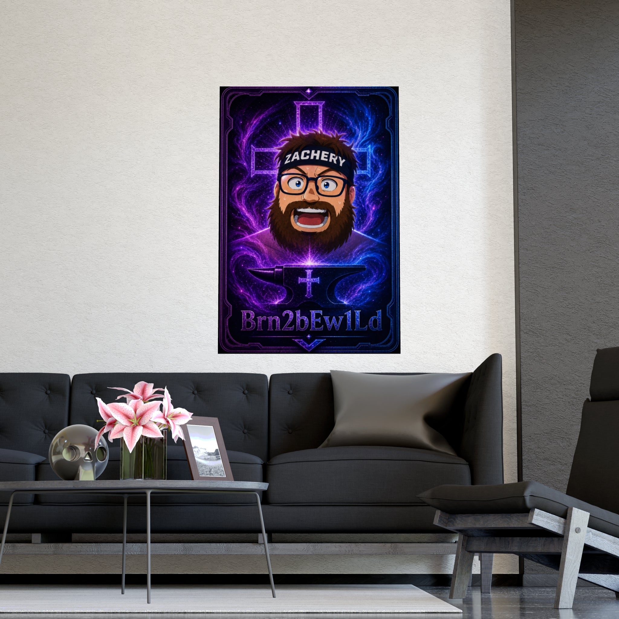 Brn2bEw1Ld Poster - FaithForgeGaming