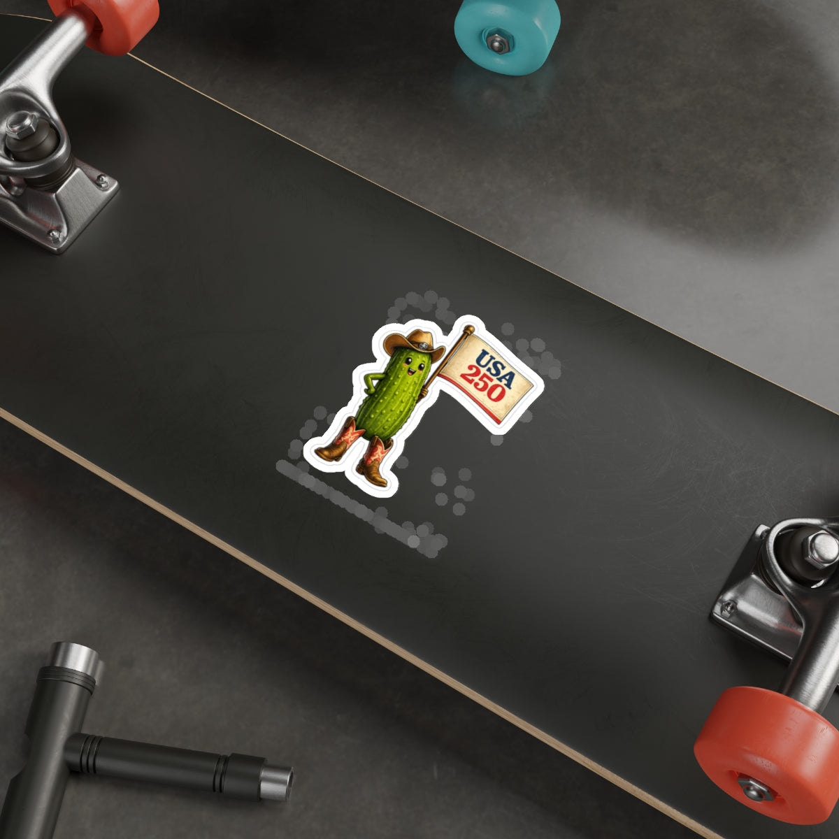 USA 250 Pickle Die-Cut Sticker