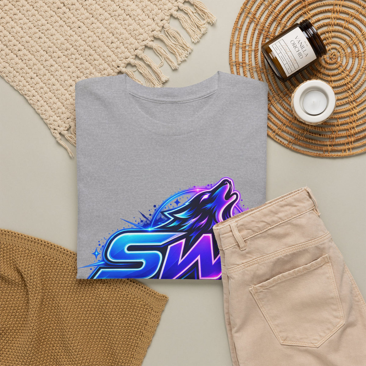 Seawolf_30 Logo Tee - Gamer/Streamer T-Shirt Blue GBSG (Gather)