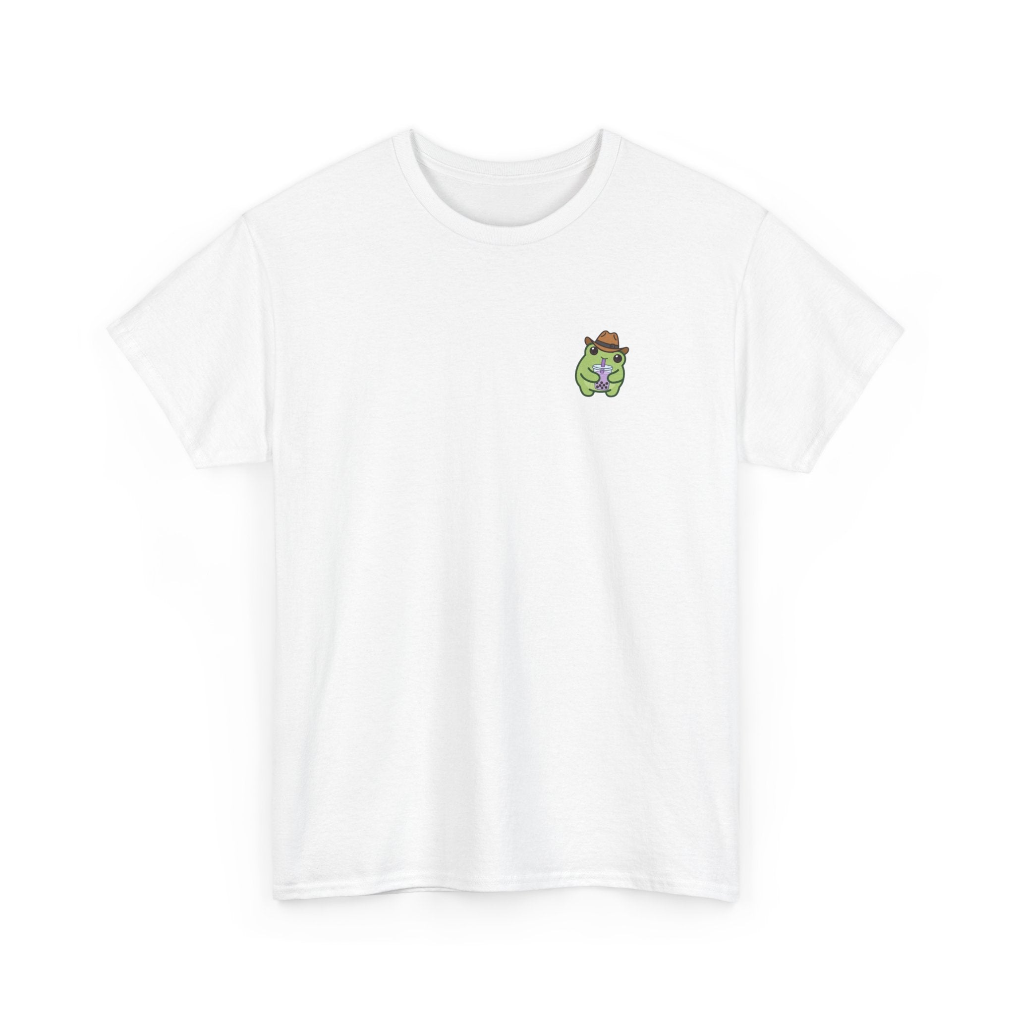 T-Shirt — Cute Boba Drinking Frog