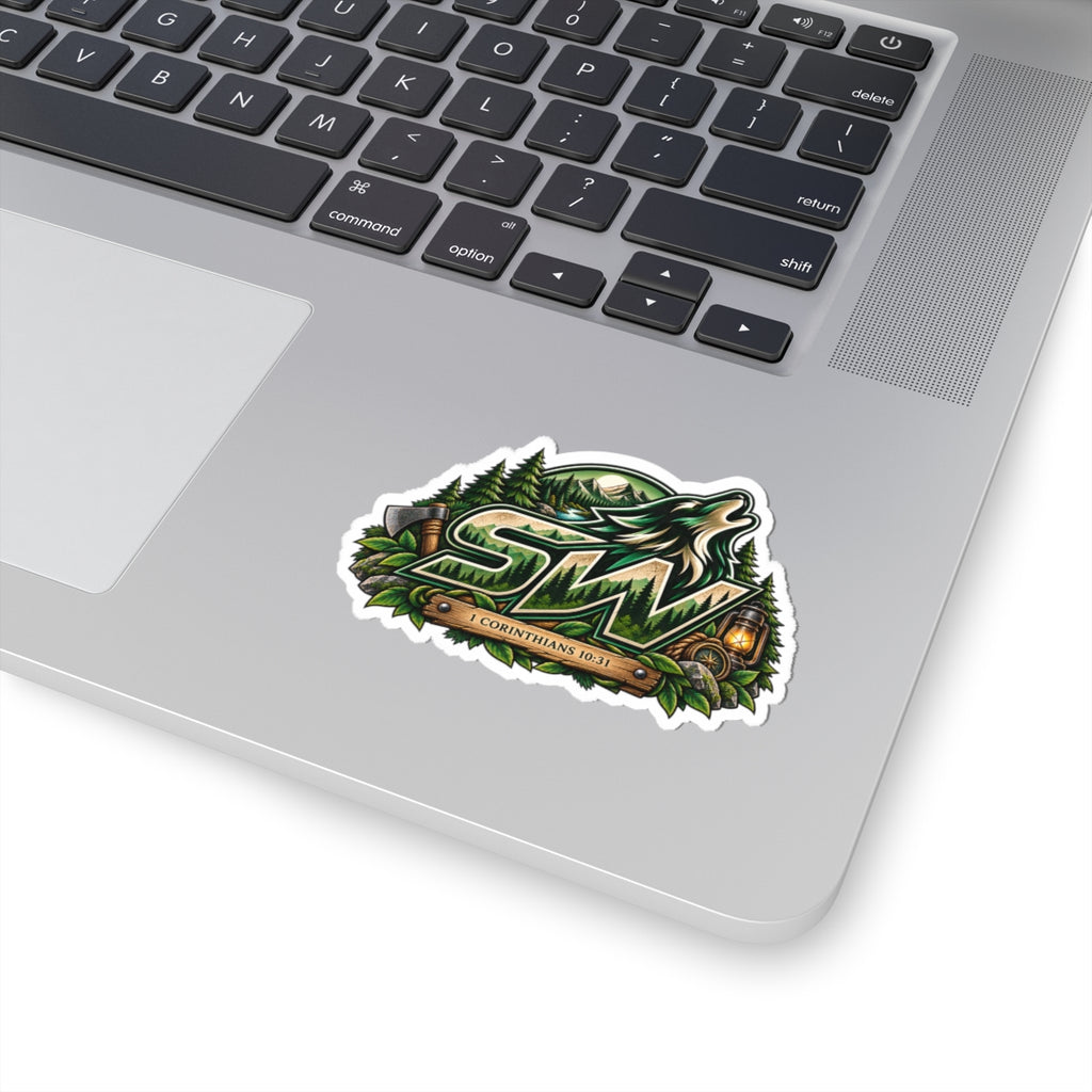 Seawolf_30 Kiss-Cut Sticker Indoor — Streamer Decal Forrest