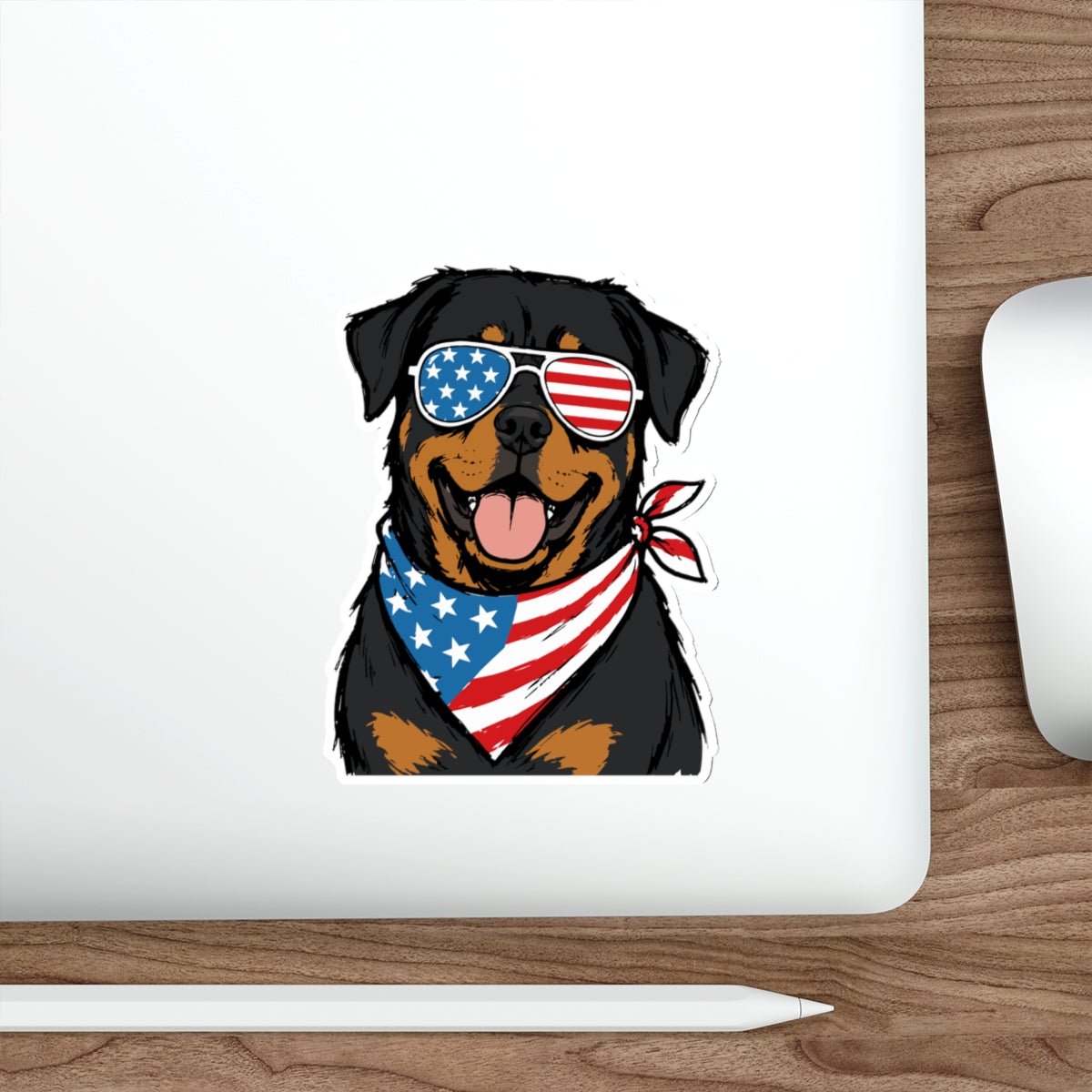 Copy of Patriotic Sticker Pack — Mans Best Friend 4th of July Red White Blue Die-Cut Stickers