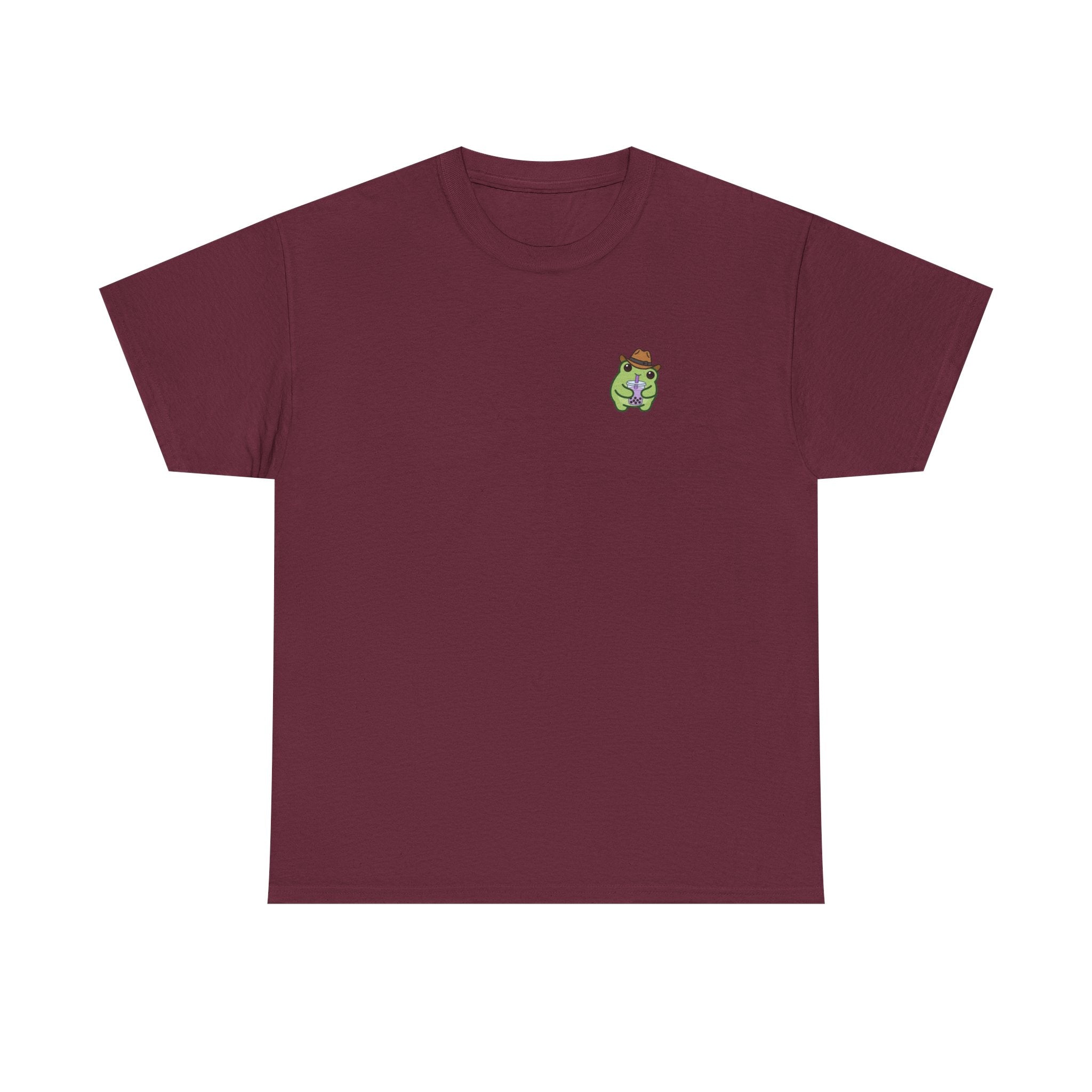 T-Shirt — Cute Boba Drinking Frog