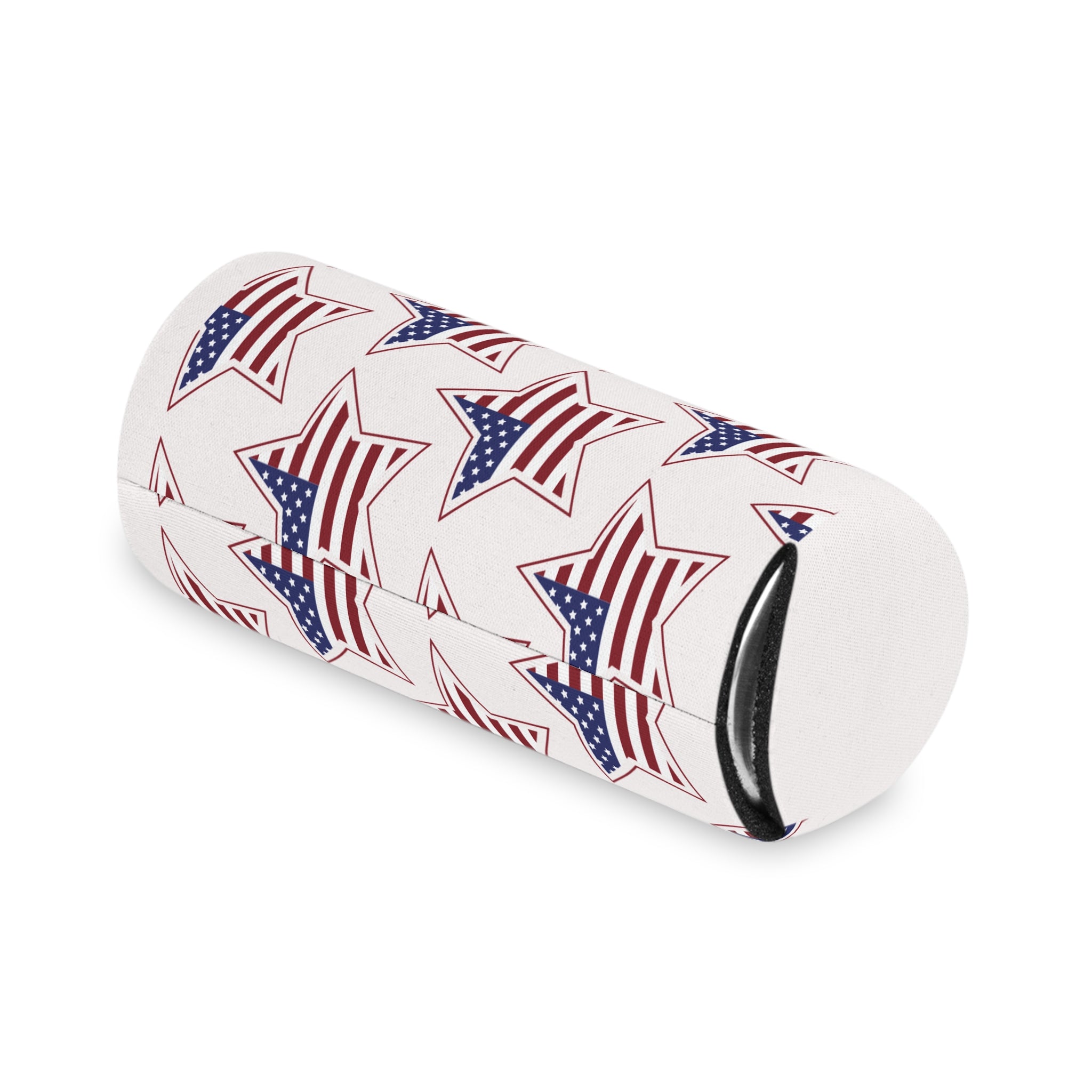Patriotic Star Can Cooler - American Flag Fourth of July Beverage Koozie