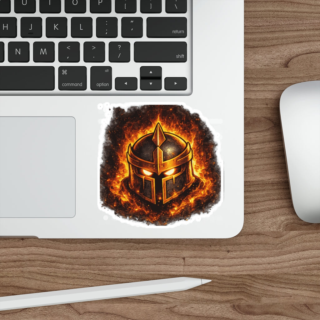 FaithForge Knight Passion Die-Cut Sticker — Water-resistant vinyl