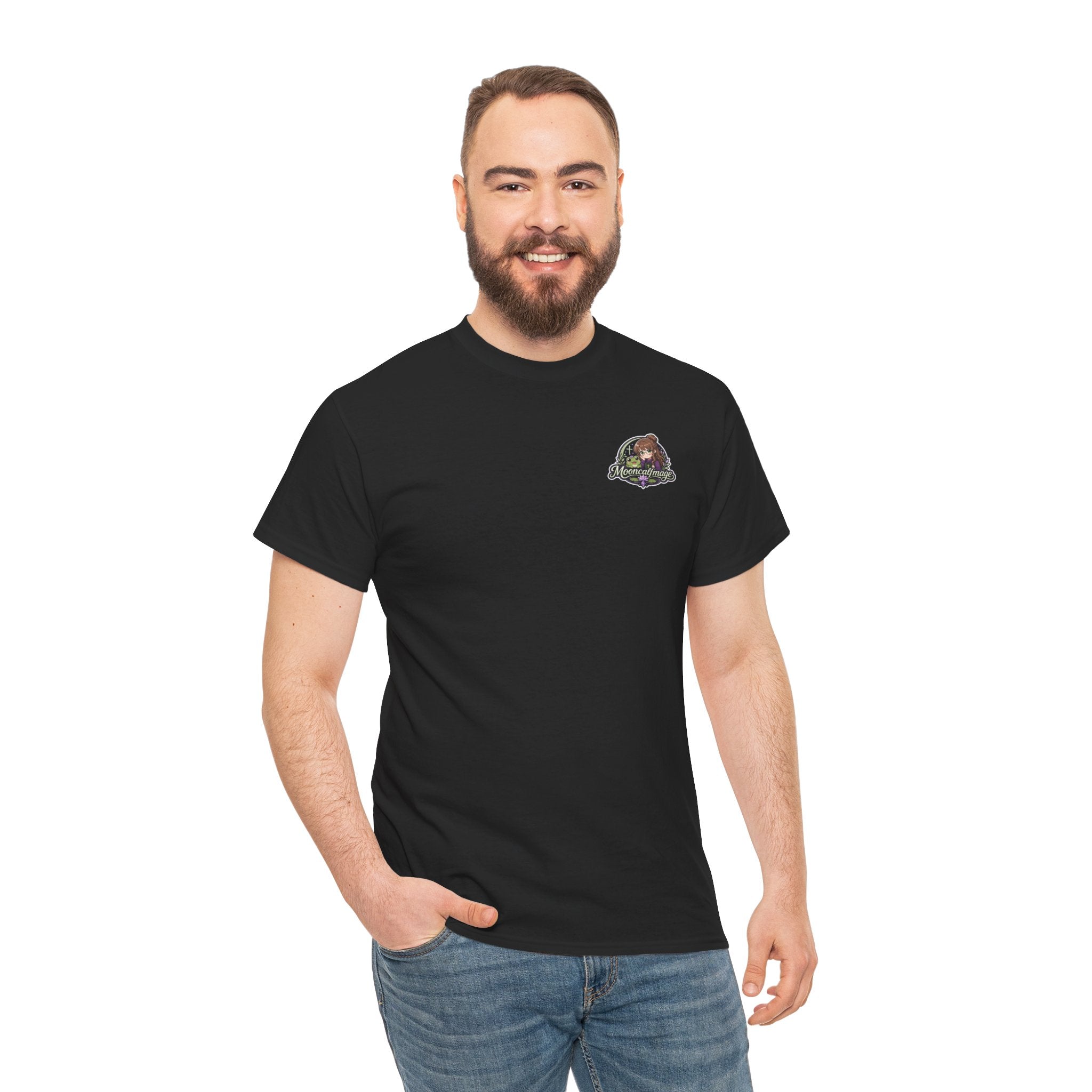 FaithForgeGaming Tee — FaithForge Stream Team Black Graphic T‑Shirt -Mooncalfmage