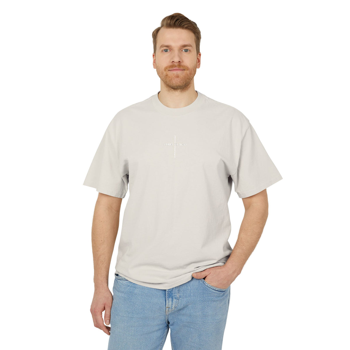 Faded Tee- Jesus is king