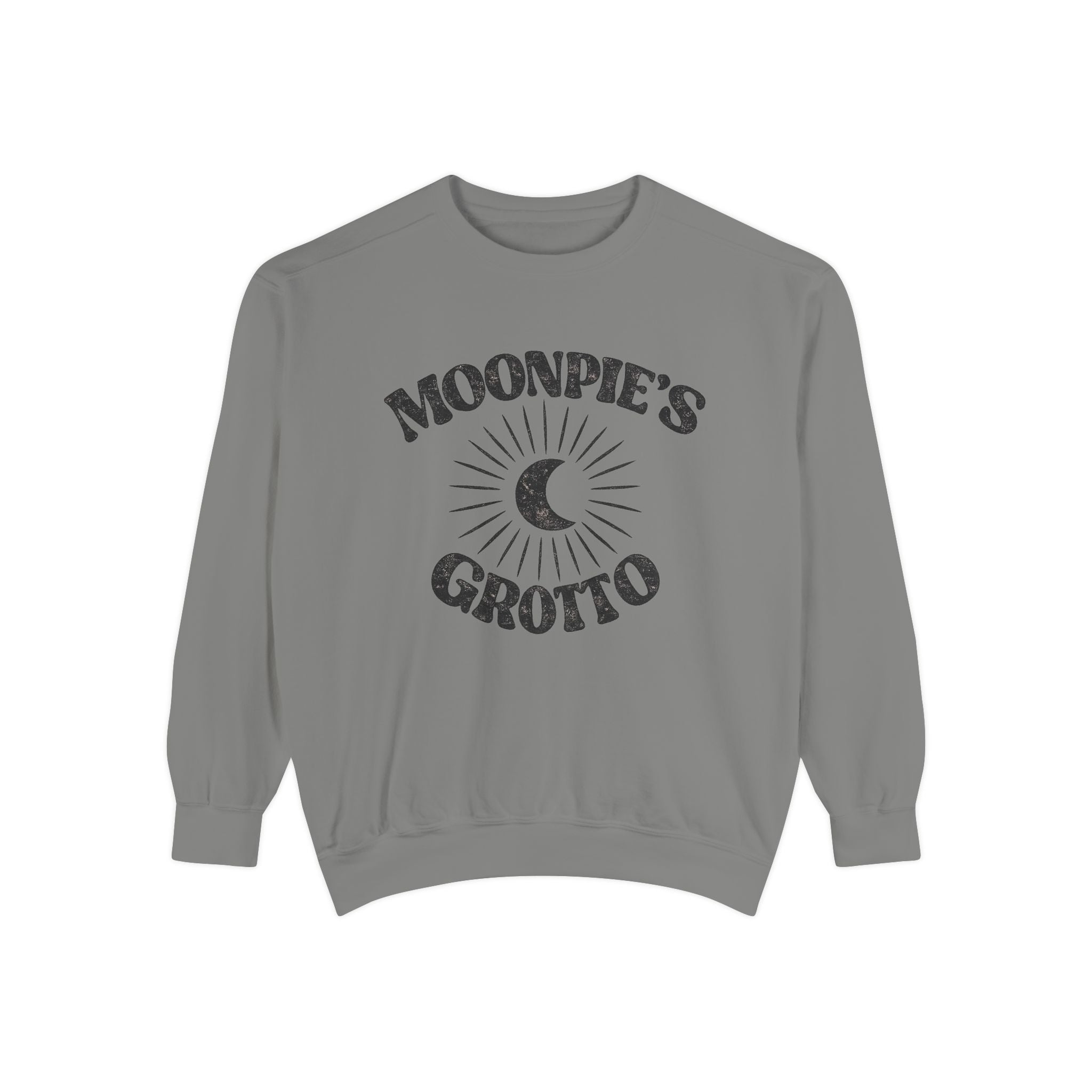 Moonpie's Grotto Sweatshirt — Vintage Celestial Moon Crewneck