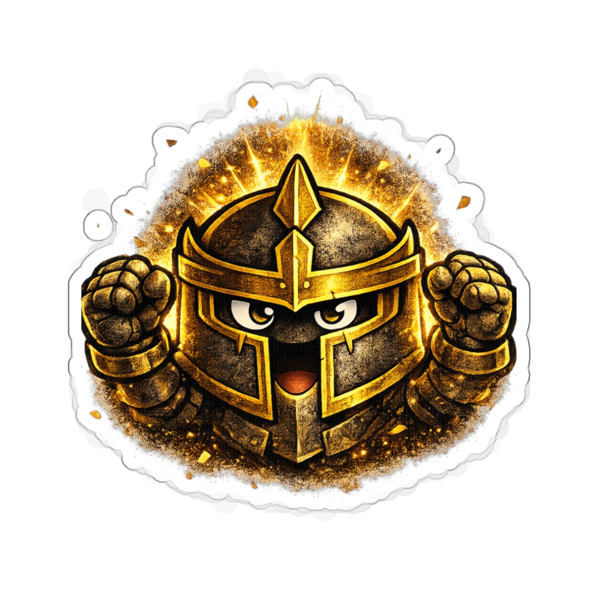 Copy of FaithForge Knight Hype Die-Cut Sticker — Water-resistant vinyl