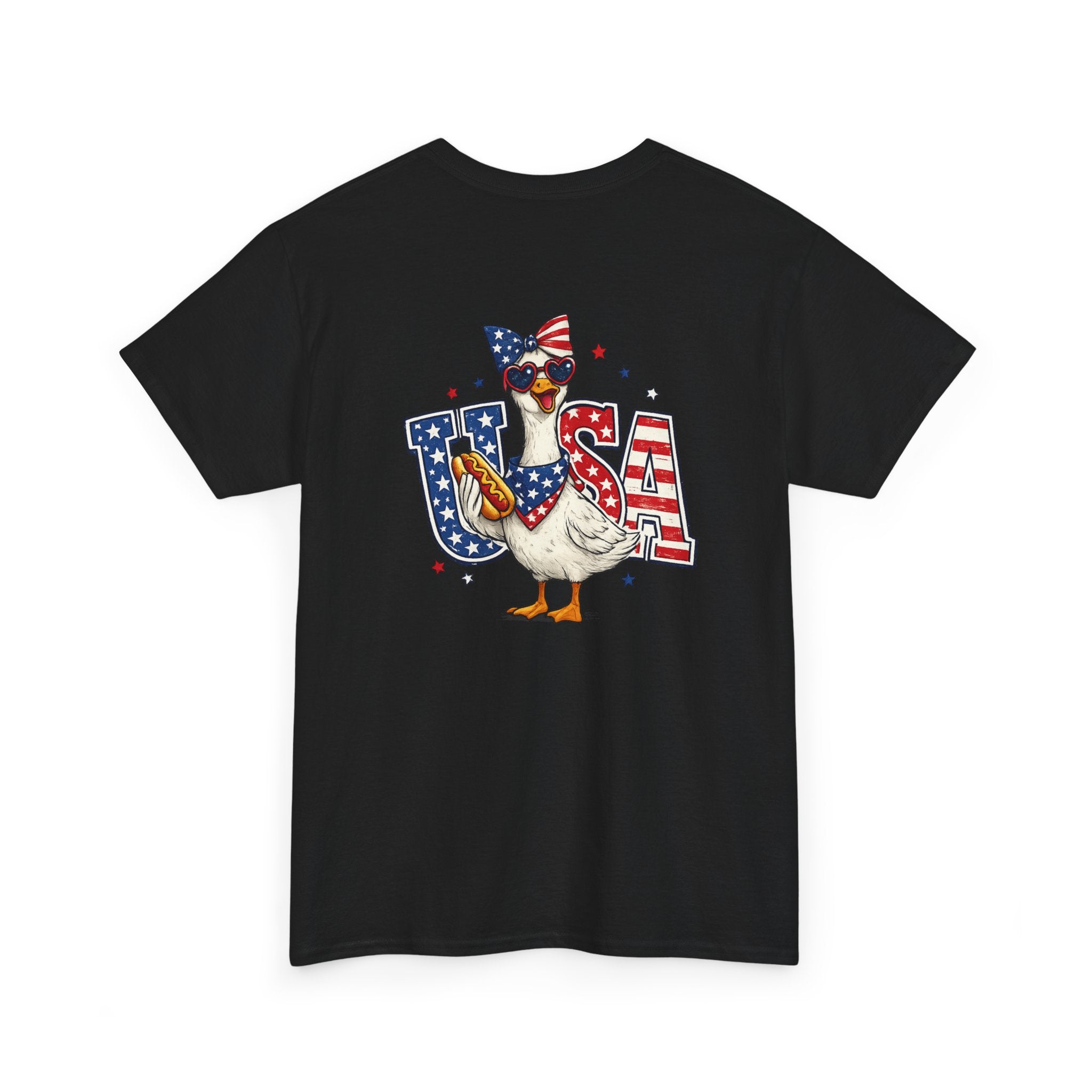 USA sunflower Patriotic T‑Shirt — American Flag Graphic Tee for 4th of July