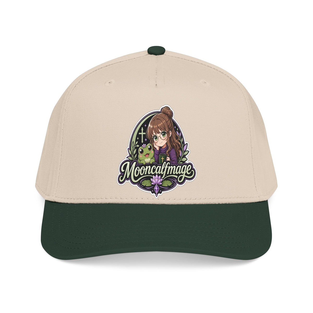 MOONCALFMAGE Logo Baseball Cap — Retro Gamer Streetwear Hat