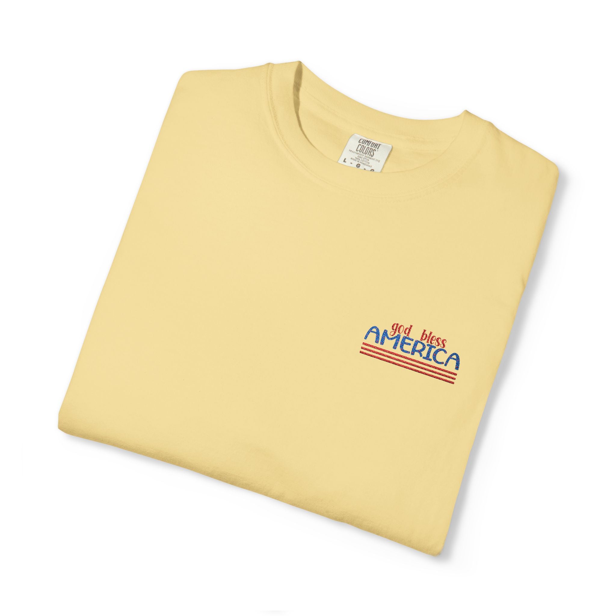 Patriotic Wave T-Shirt — American Flag Surf Graphic