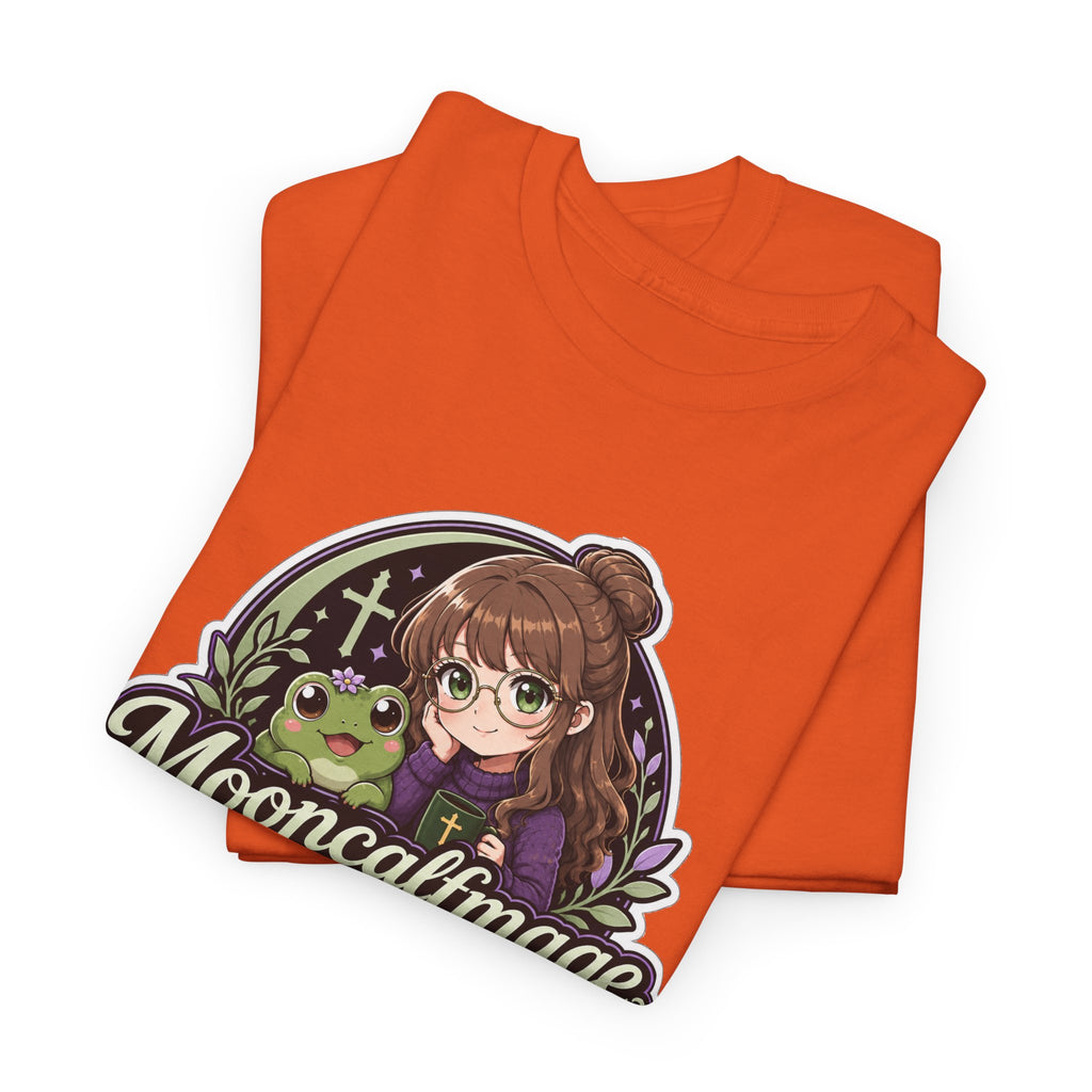MOONCALFMAGE Logo Tee - Gamer/Streamer T-Shirt Blue GBSG (Gather)