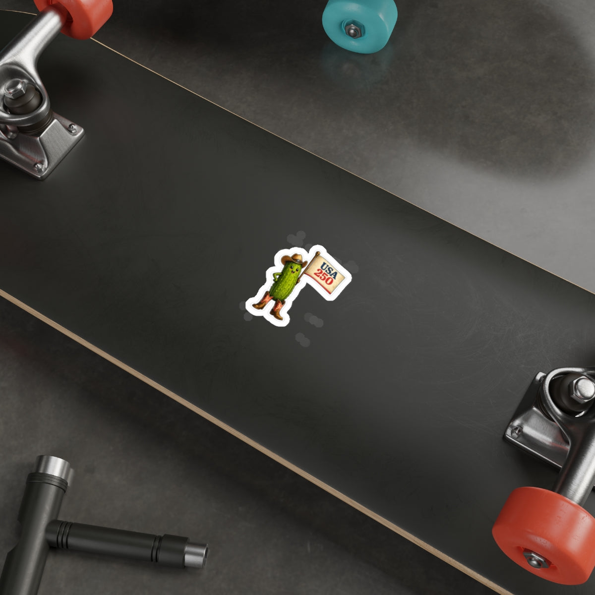 USA 250 Pickle Die-Cut Sticker