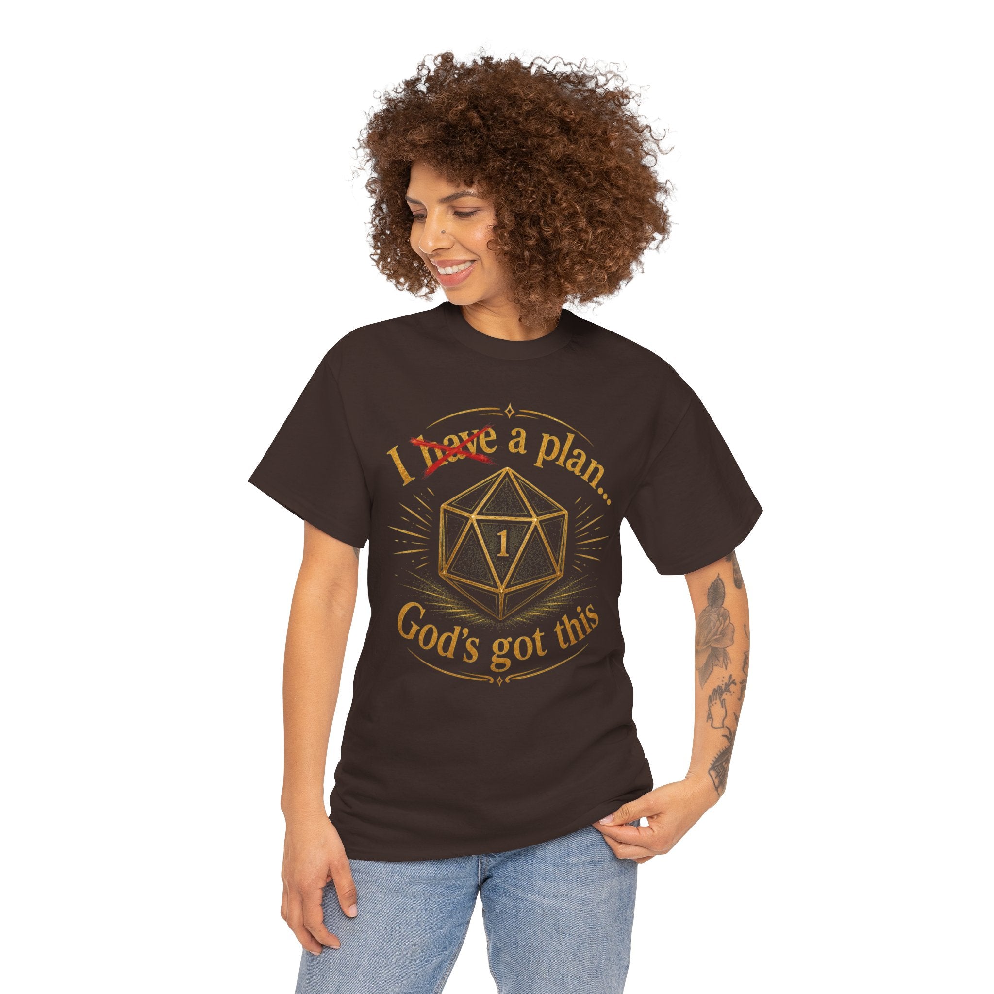 I XhaveX a plan... God's Got This D20 T‑Shirt