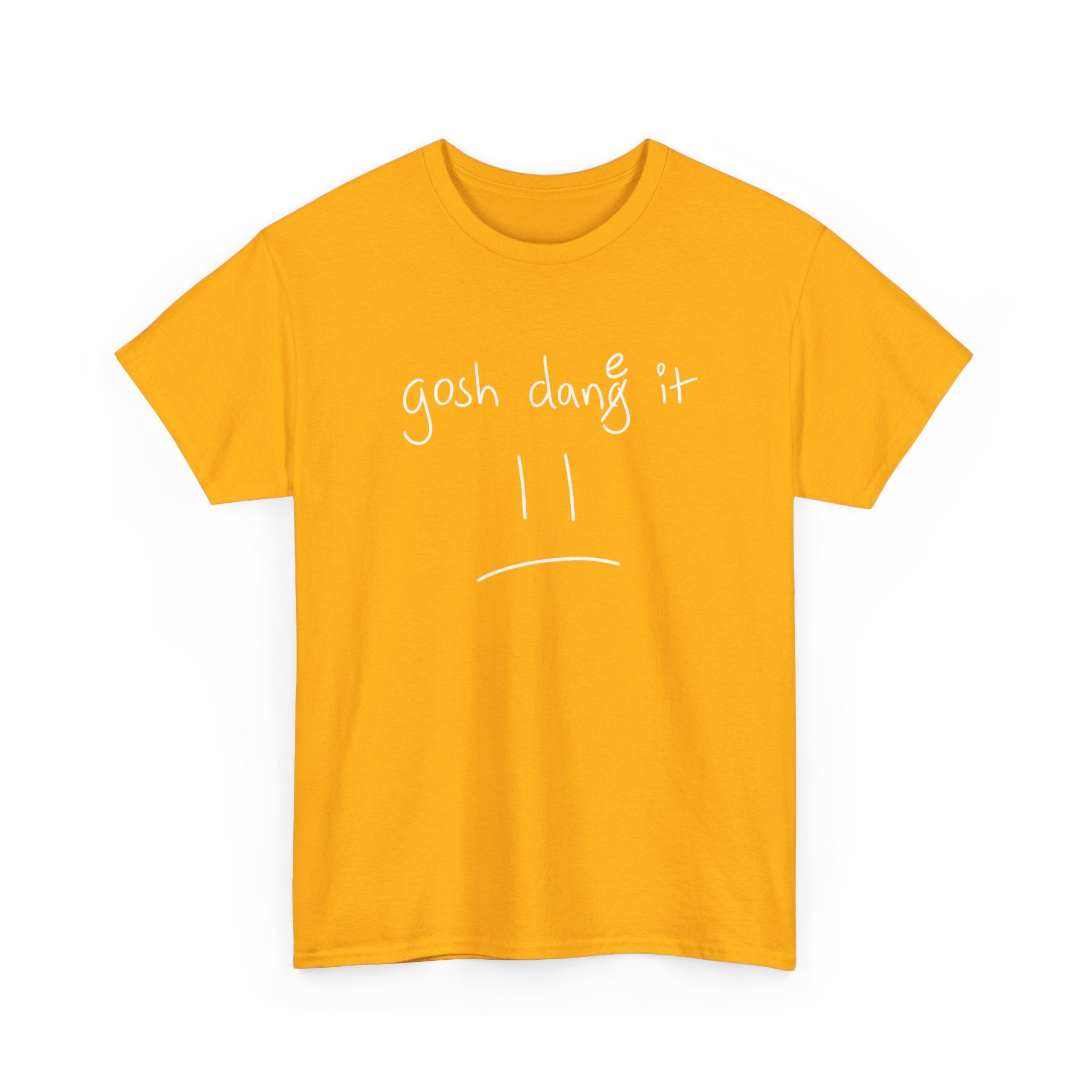 DoctorJSWAYS gosh dane it T-Shirt — Minimal Logo Black Tee with Bold Back Text