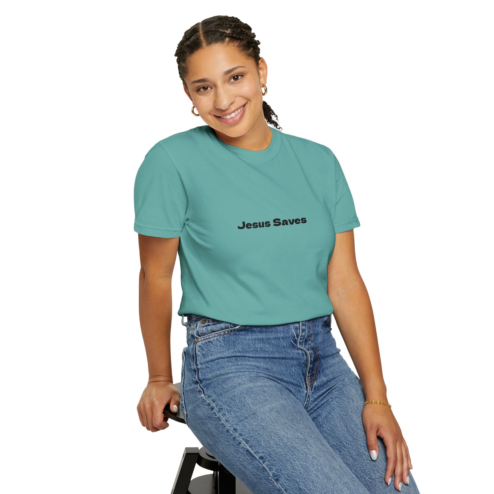 (Embroidered) Jesus Saves T-Shirt