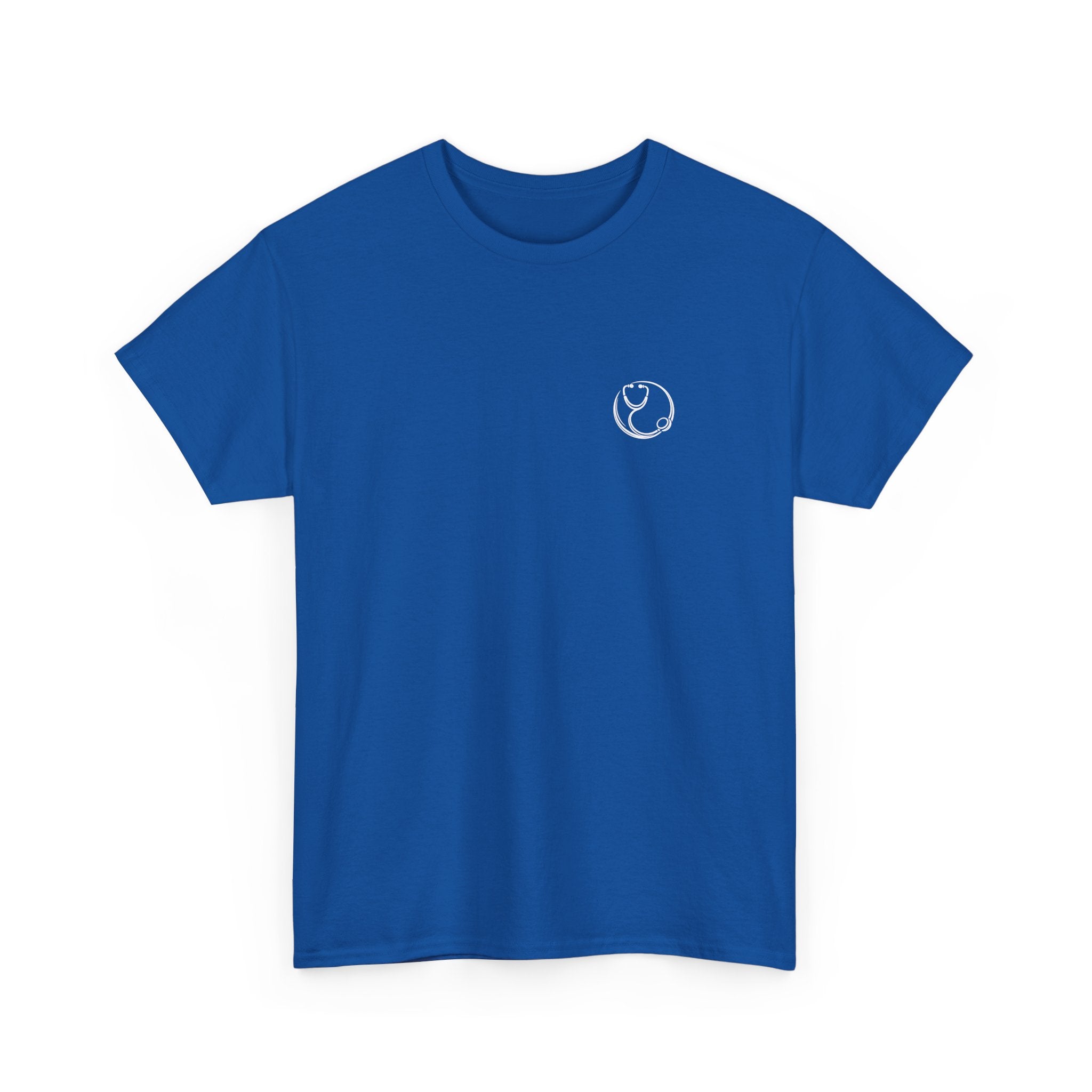 DoctorJSWAYS Let Me Explain T-Shirt — Minimal Logo Black Tee with Bold Back Text